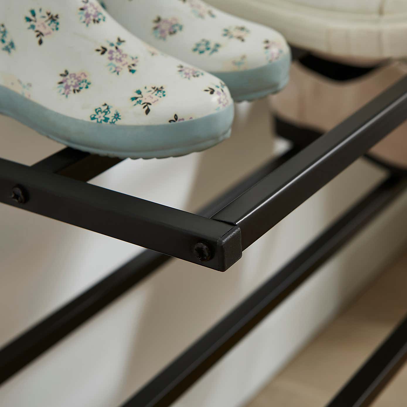 2 Tier Floating Shoe Rack