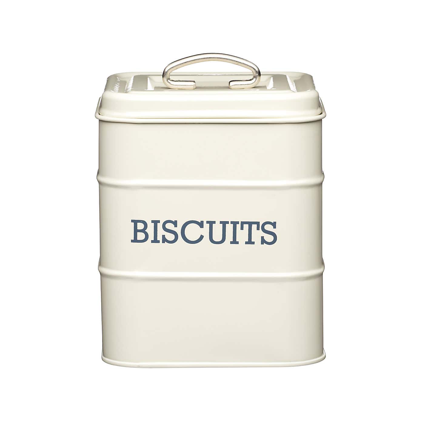 Cream Biscuit Storage Tin