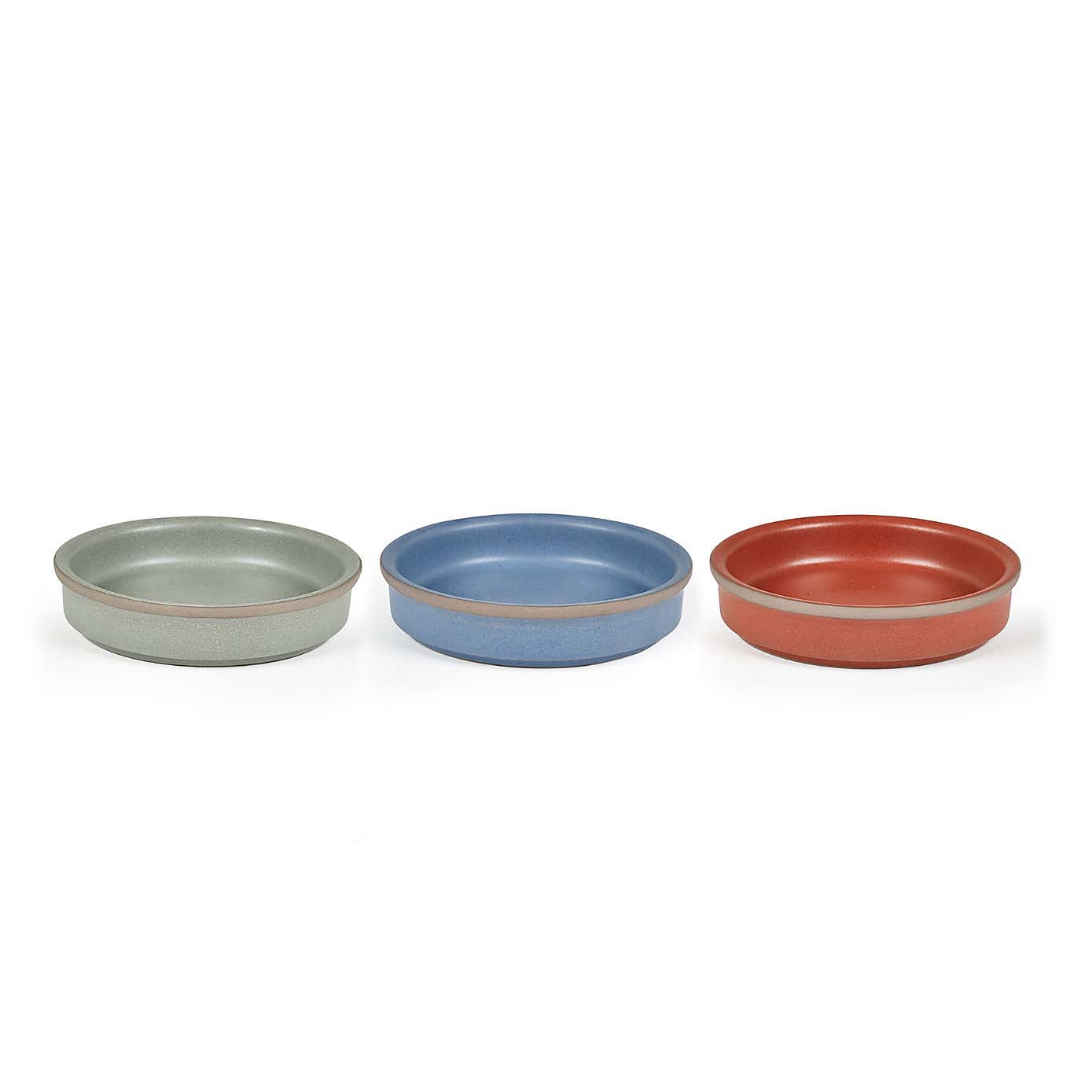 PurerHome x Eden Project Set of 3 Stoneware Stacking Nibble Bowls