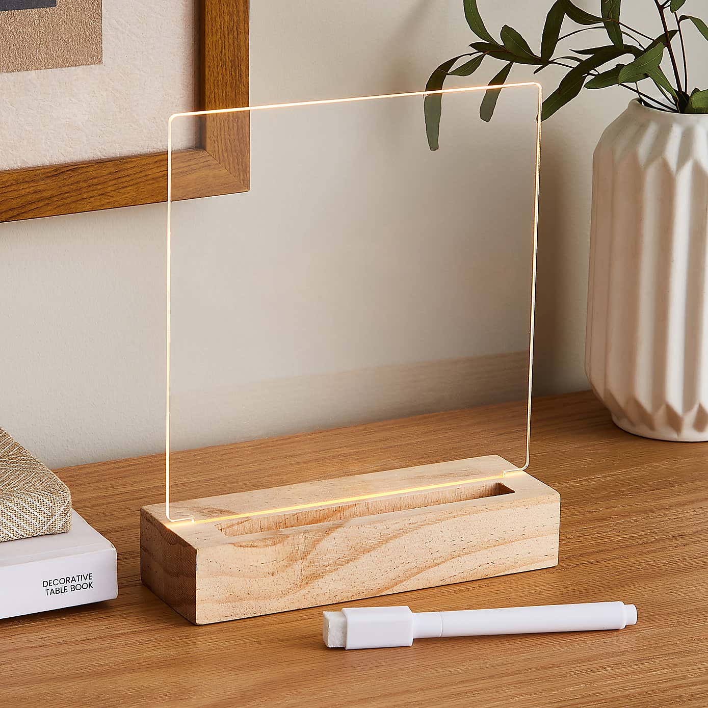 Write on Neon Table Lamp