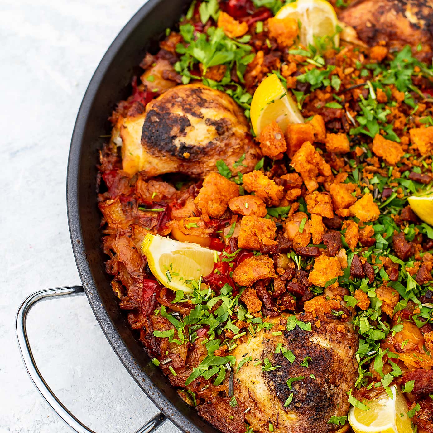 KitchenCraft World of Flavours Non-Stick Paella Pan 32cm