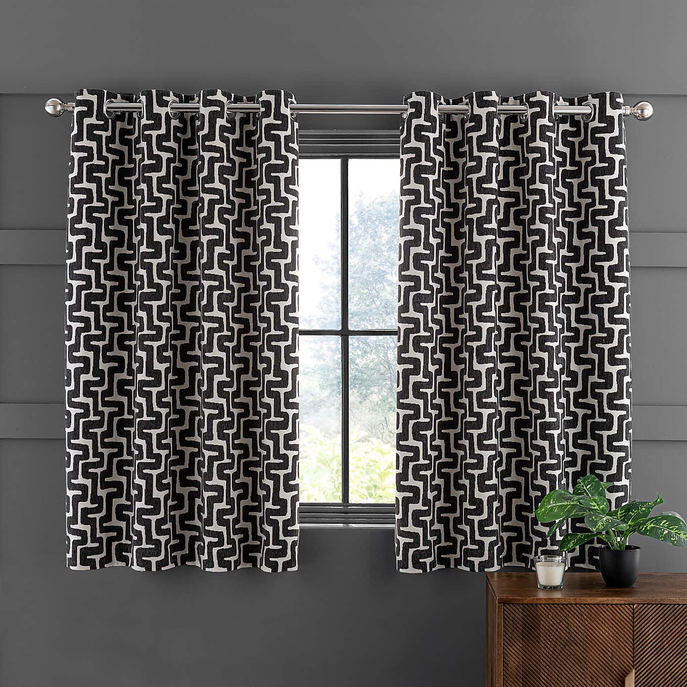 Sonora Chenille Eyelet Curtains