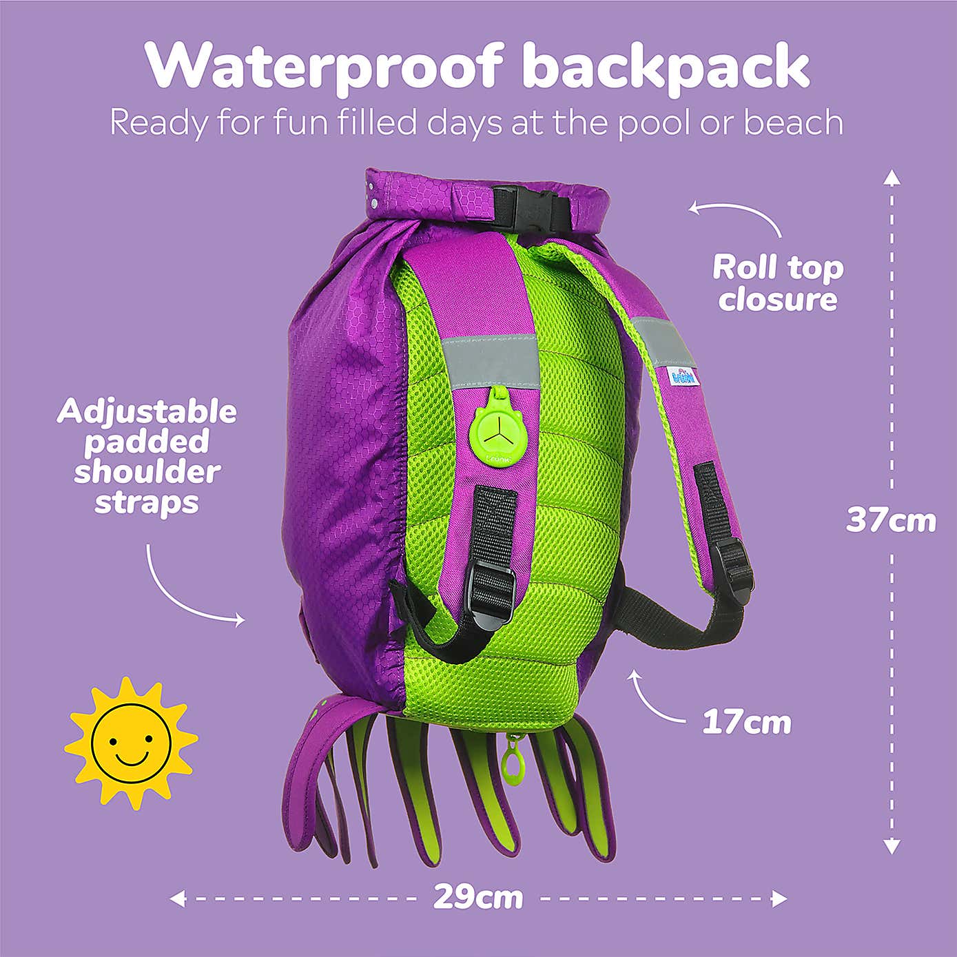 Trunki Paddlepak Inky Kids Water Resistant Backpack