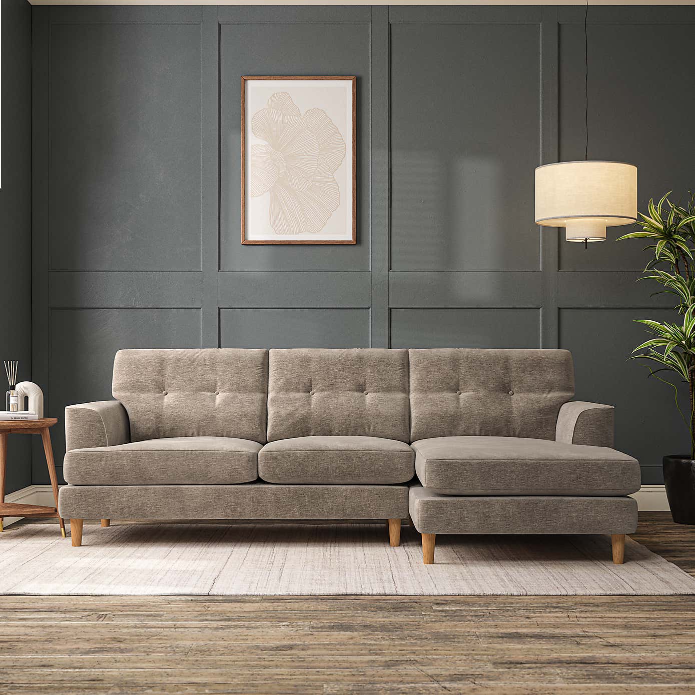 Cooper 3 Seater Chaise Sofa