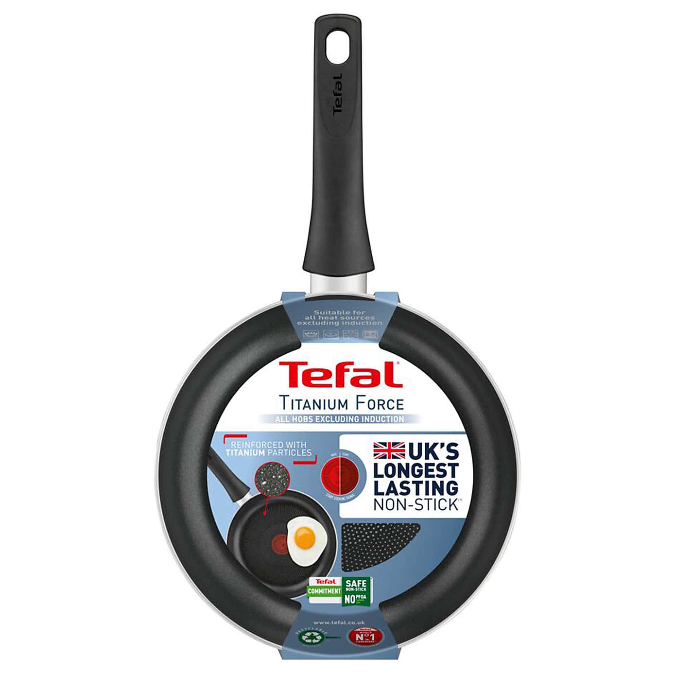 Tefal Titanium Force Non-Stick Aluminium Frying Pan, 28cm