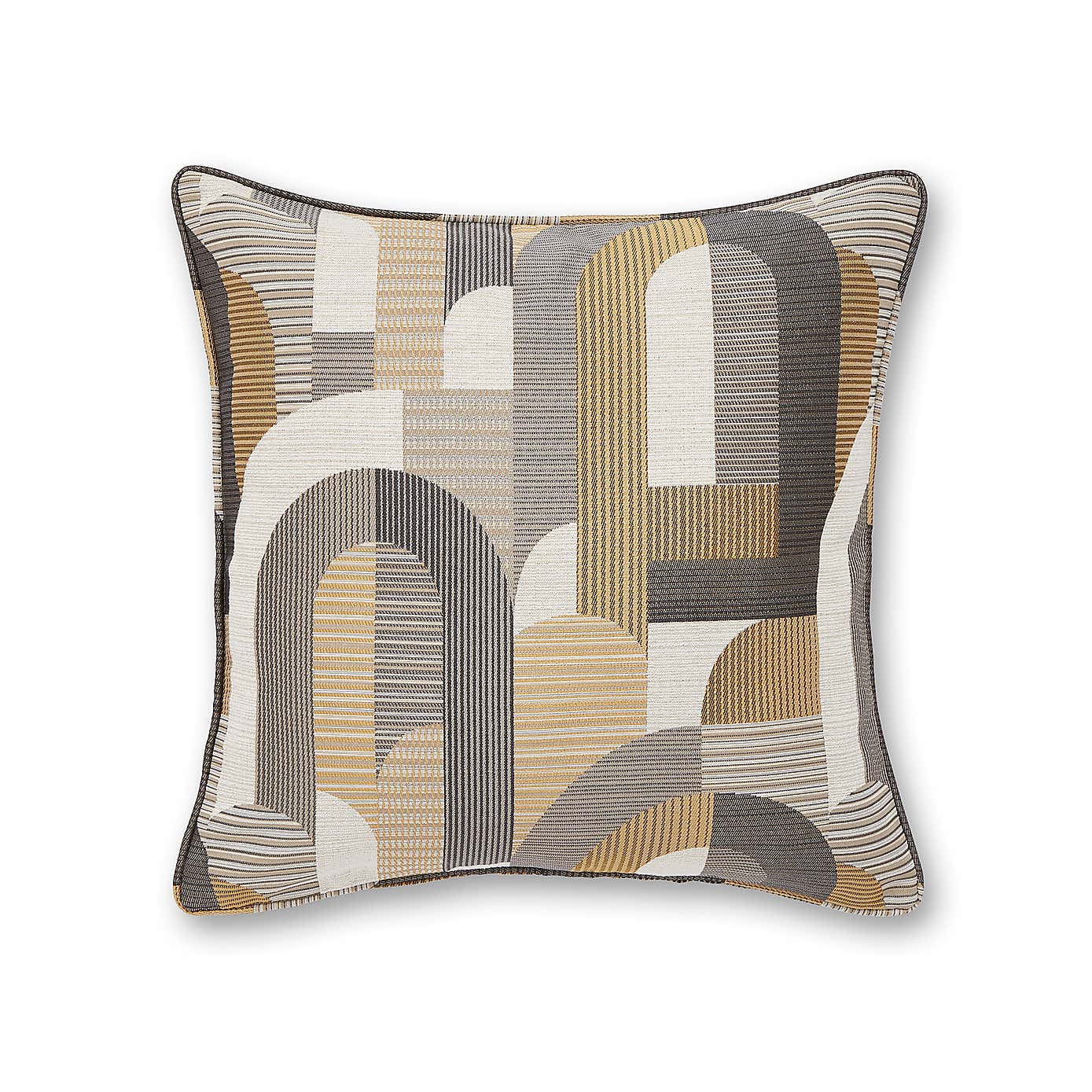 Alvin Geometric Jacquard Cushion