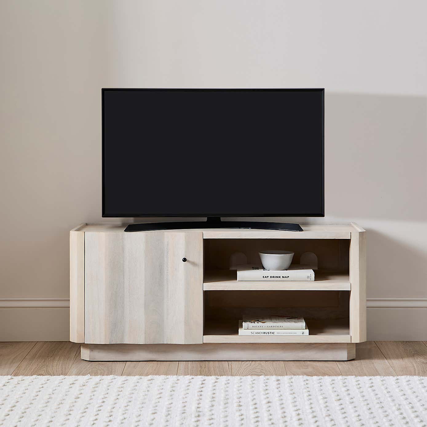 Willa Small TV Unit for TVs up to 50", Mango Wood