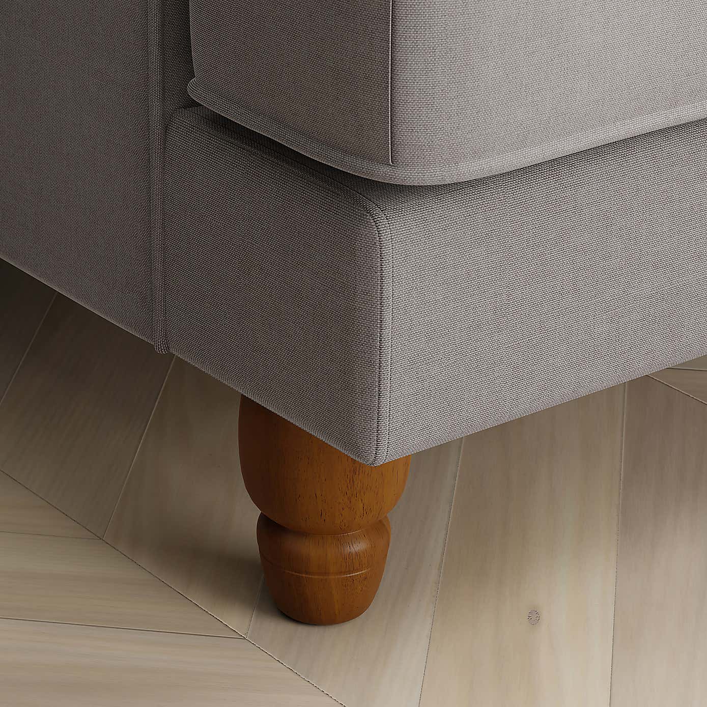 Beatrice Flatweave Corner Storage Sofa Bed