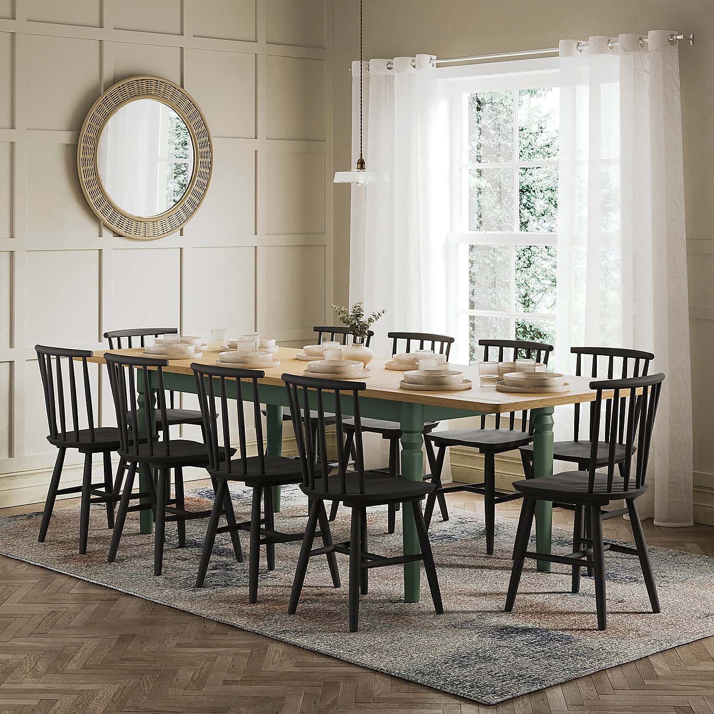 Pip 8-10 Seater Extendable Dining Table