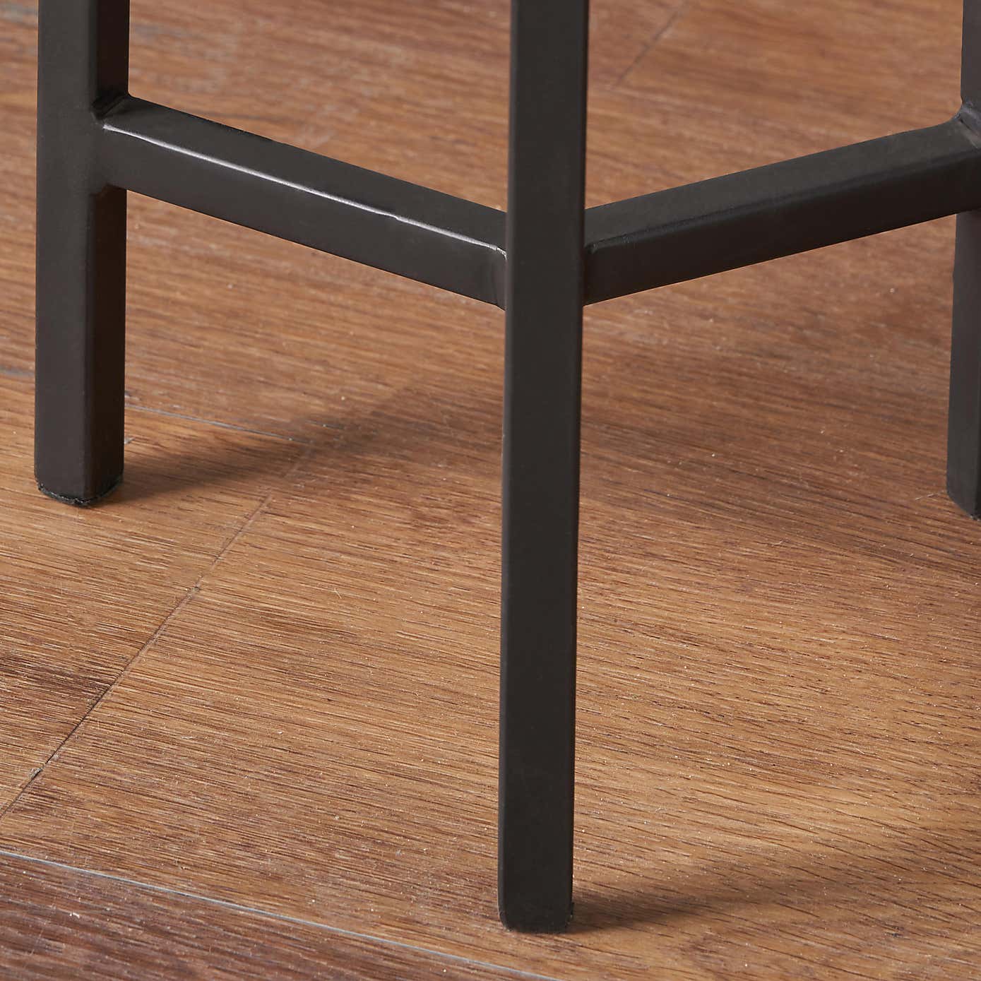 Brass & Black Metal Plant Pot & Stand