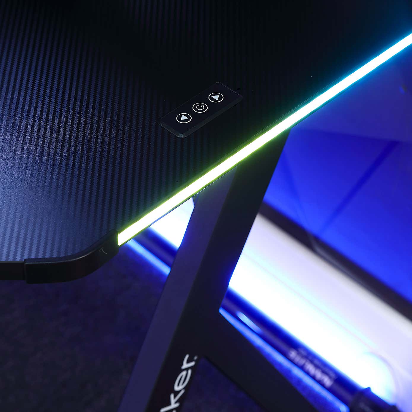 X Rocker Lumio RGB Gaming Desk with App Controlled Lights