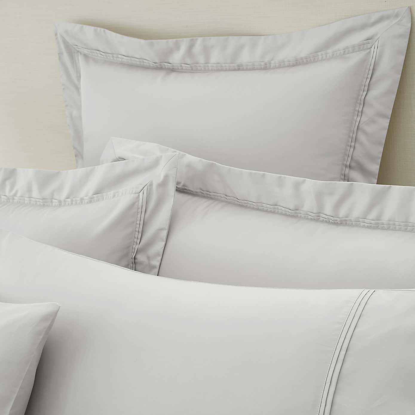 Dorma 500 Thread Count 100% Cotton Satin Plain Continental Square Pillowcase