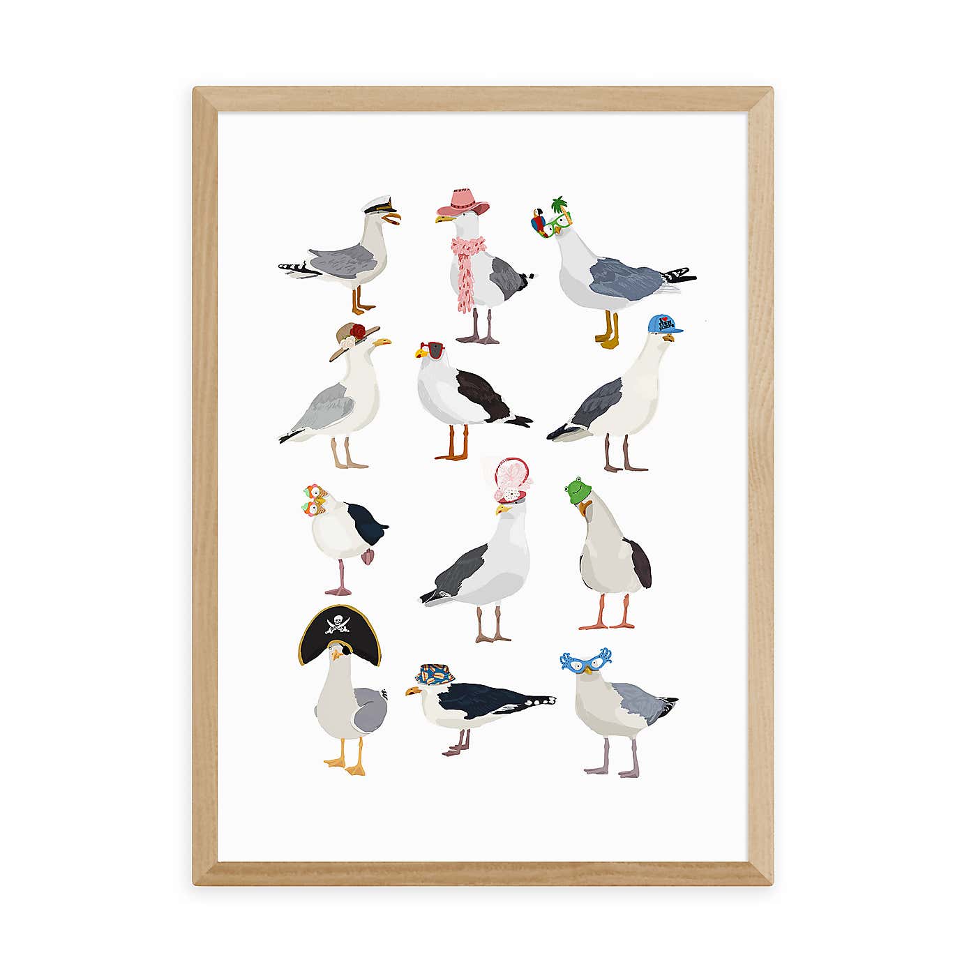 East End Prints Seagulls Print