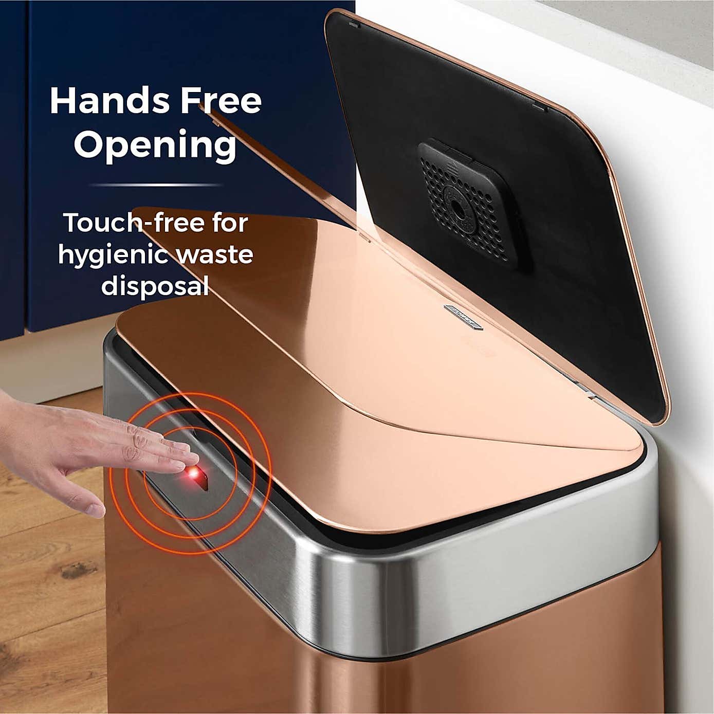 Tower 75L Rectangular Sensor Bin