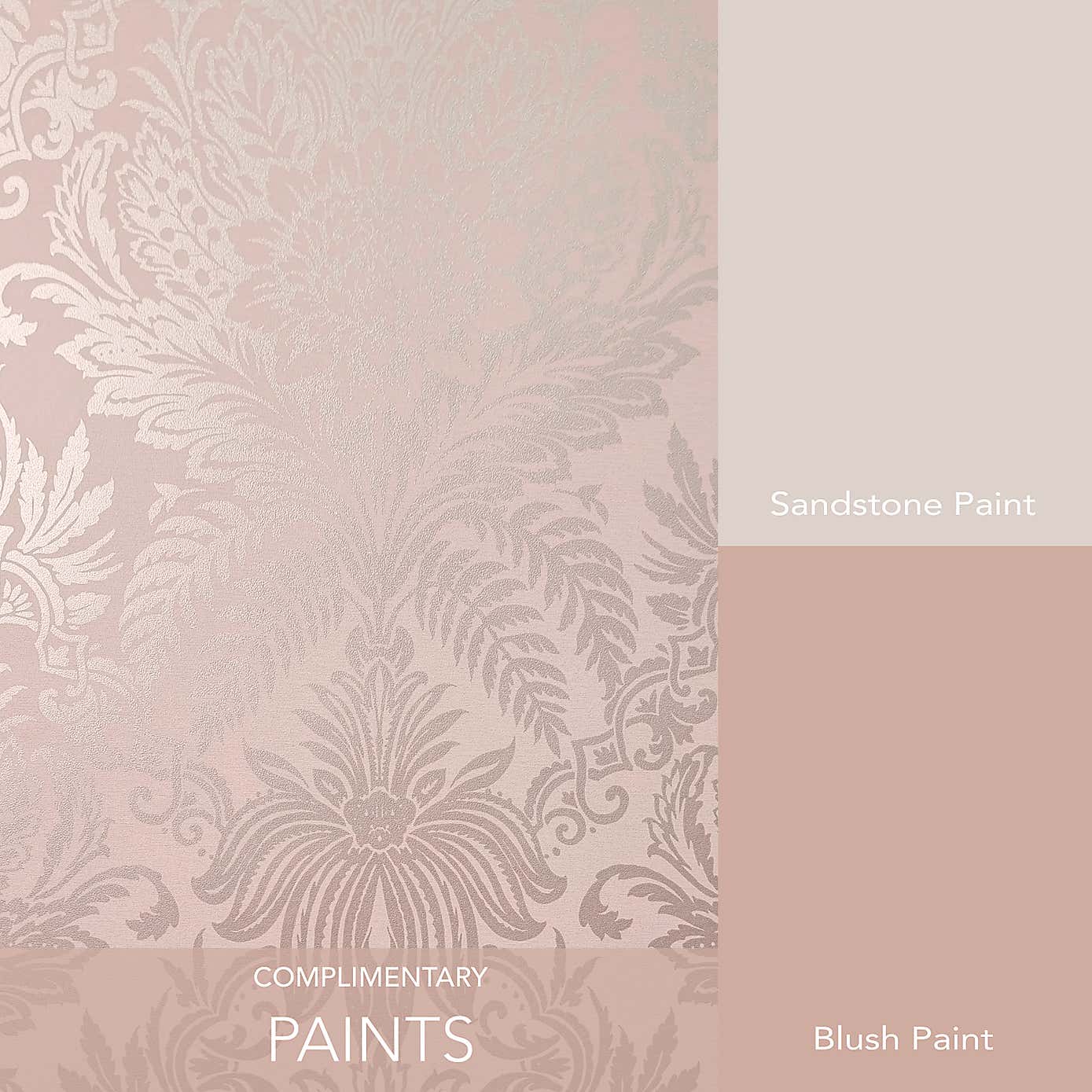 Crown Signature Damask Rose Wallpaper