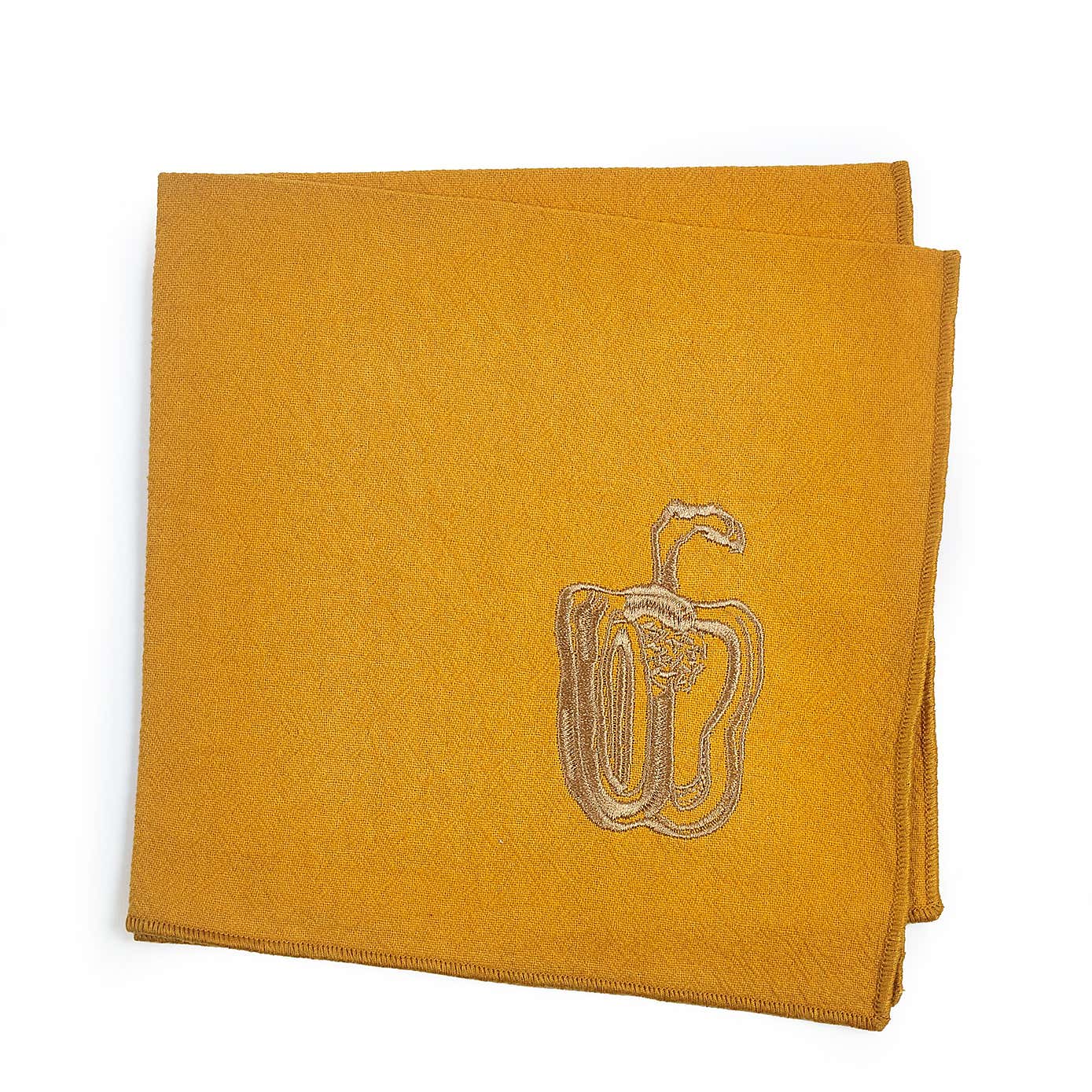 PurerHome x Eden Project Set of 4 Embroidered Cotton Napkins