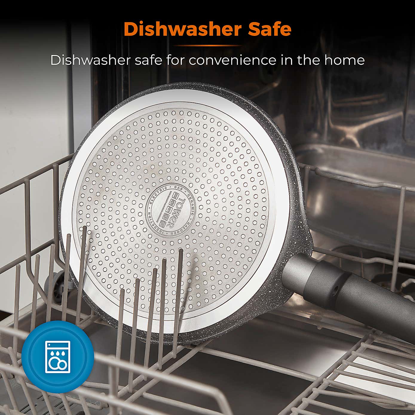 Tower Cerastone Non-Stick Forged Aluminium Pancake Pan, 25cm