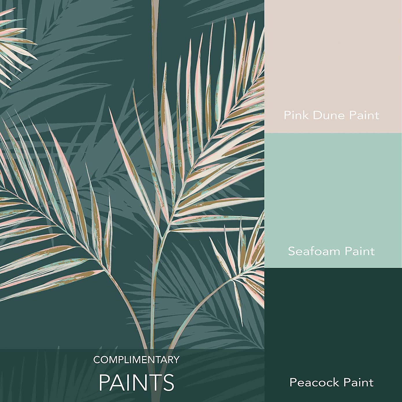 South Beach Emerald Wallpaper