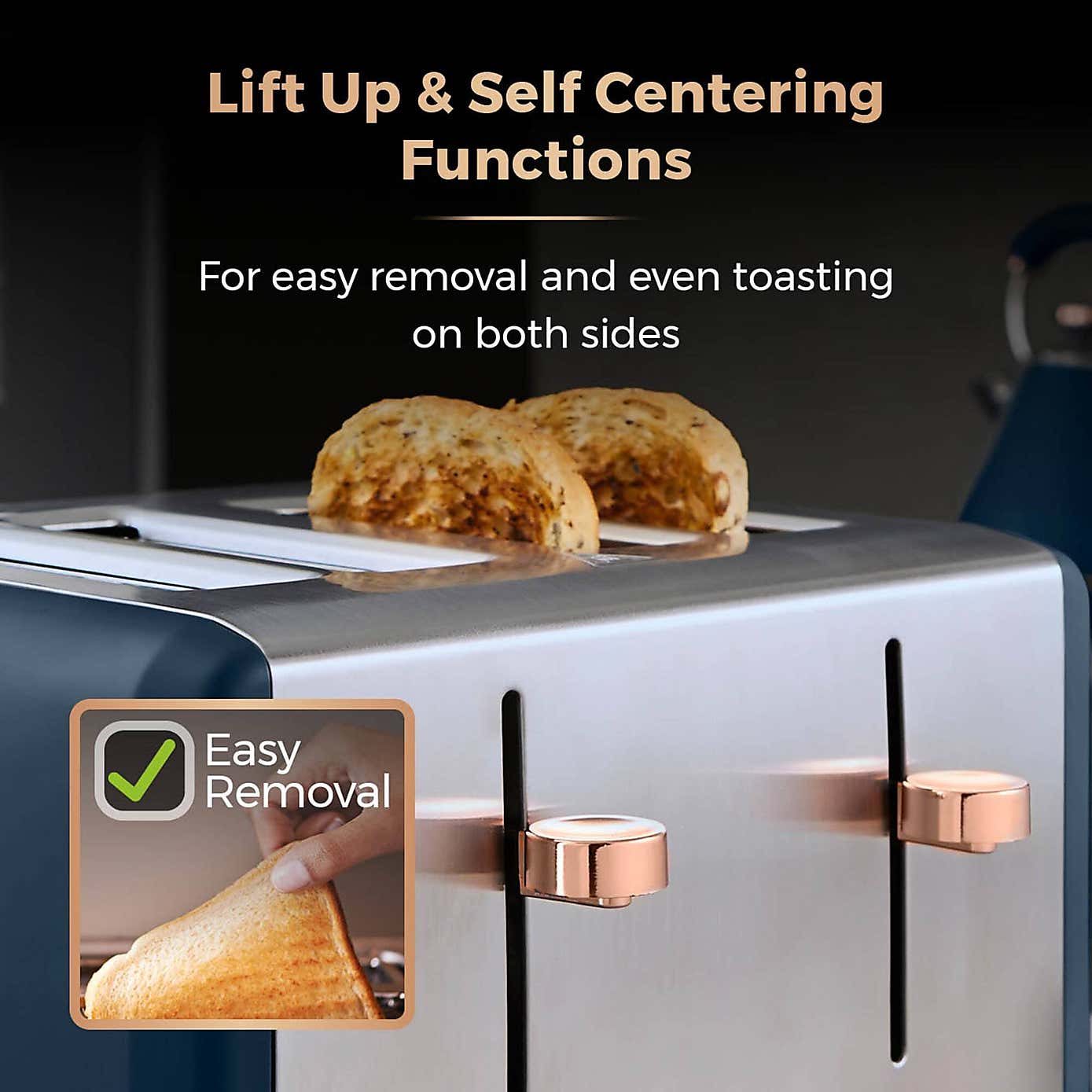 TOWER Cavaletto 4 Slice Toaster