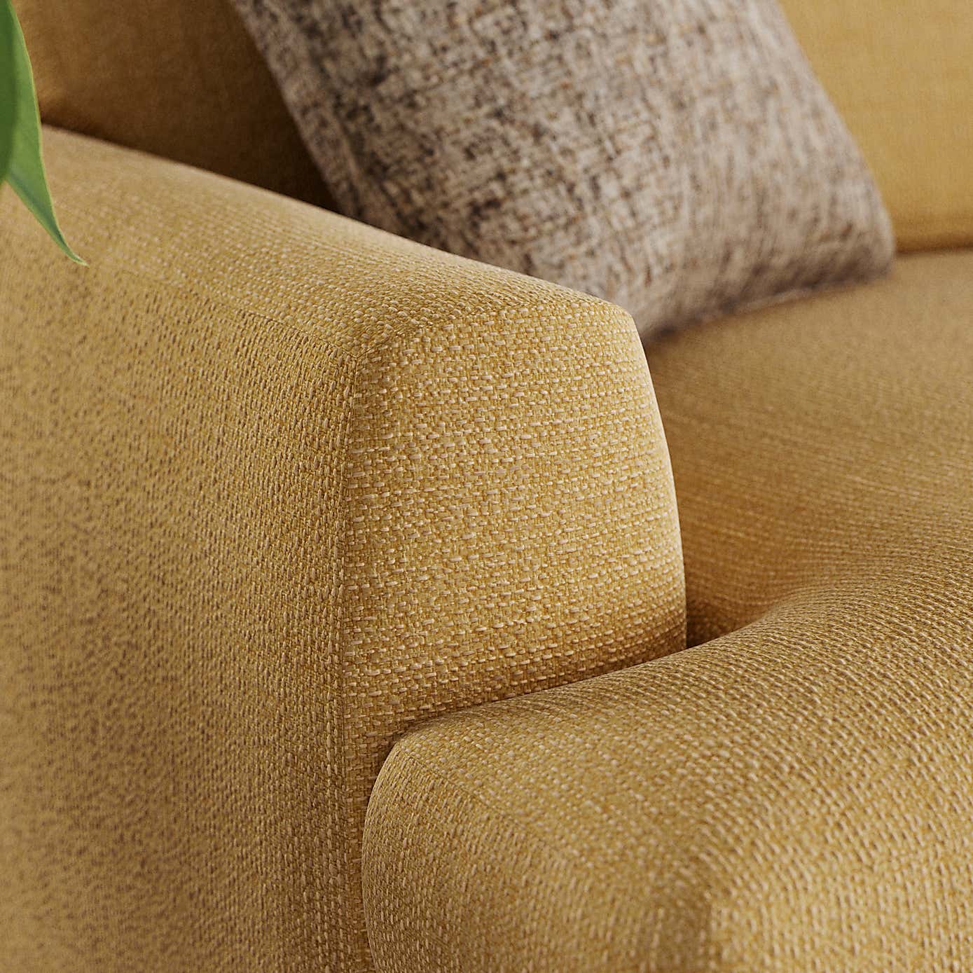 Lawson Chunky Tonal Weave Corner Chaise Sofa