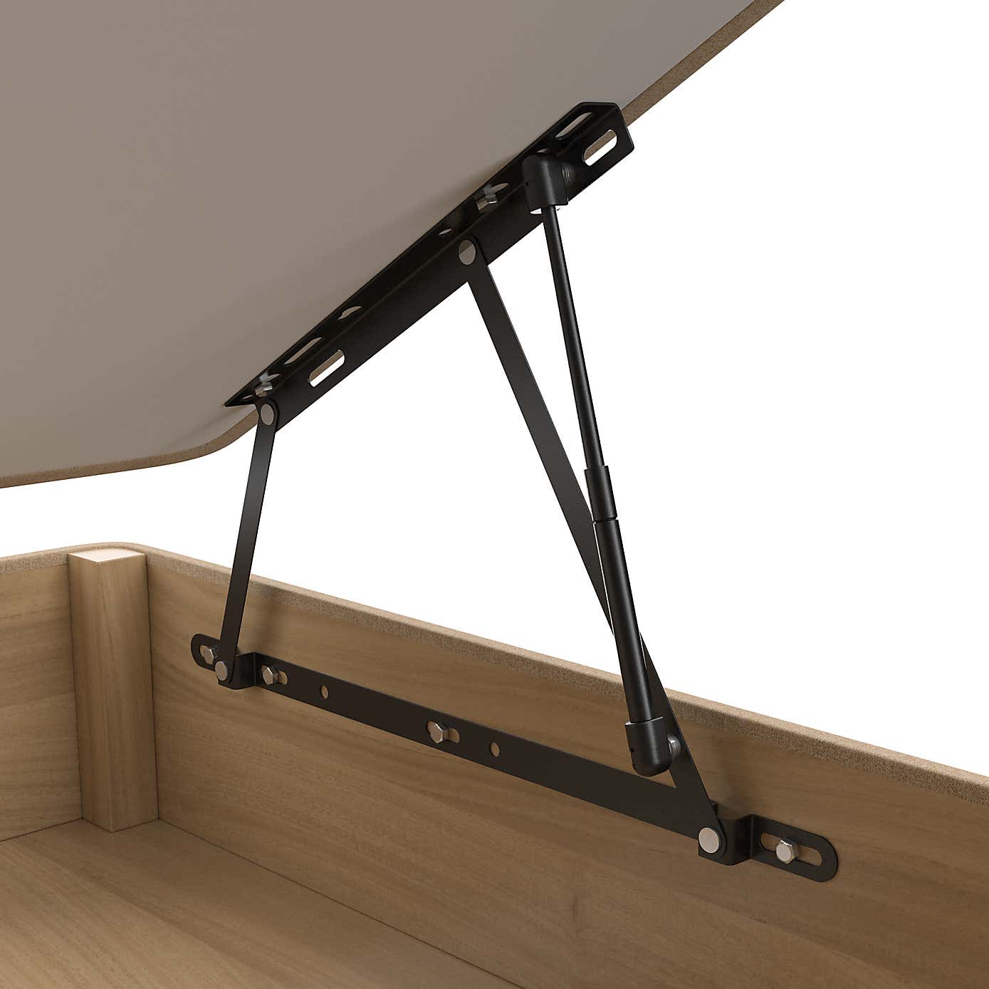 Side Tweed Ottoman Base