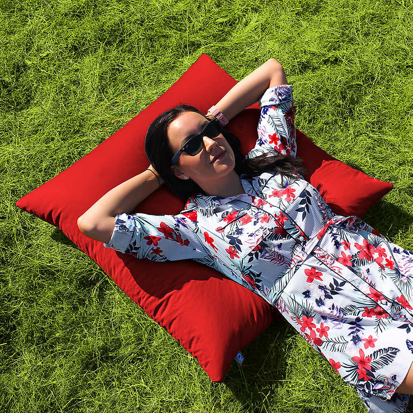 rucomfy Indoor Outdoor Floor Cushion Beanbag