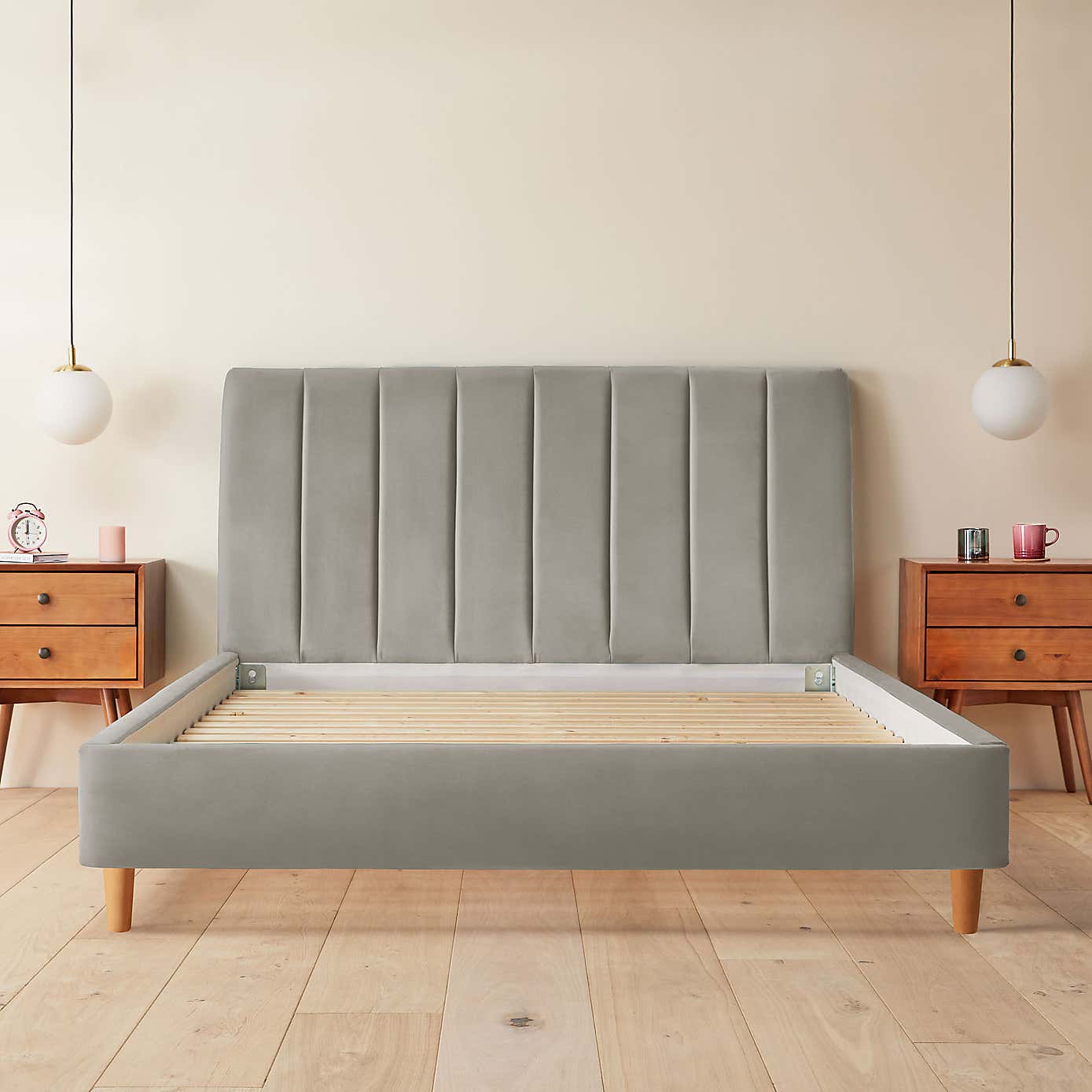 Silentnight Octavia Bed Frame, Velvet