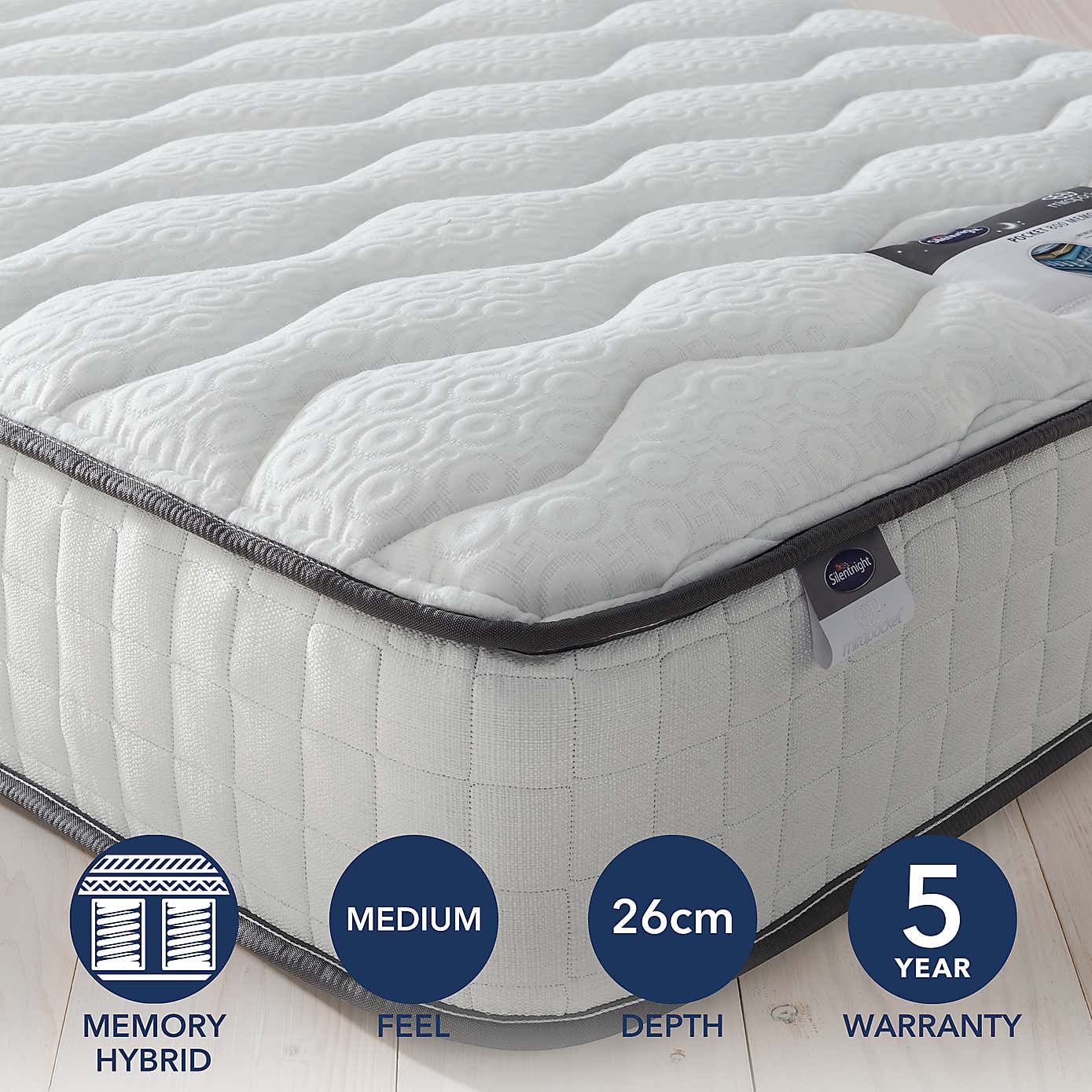 Silentnight 800 Pocket Memory Mattress