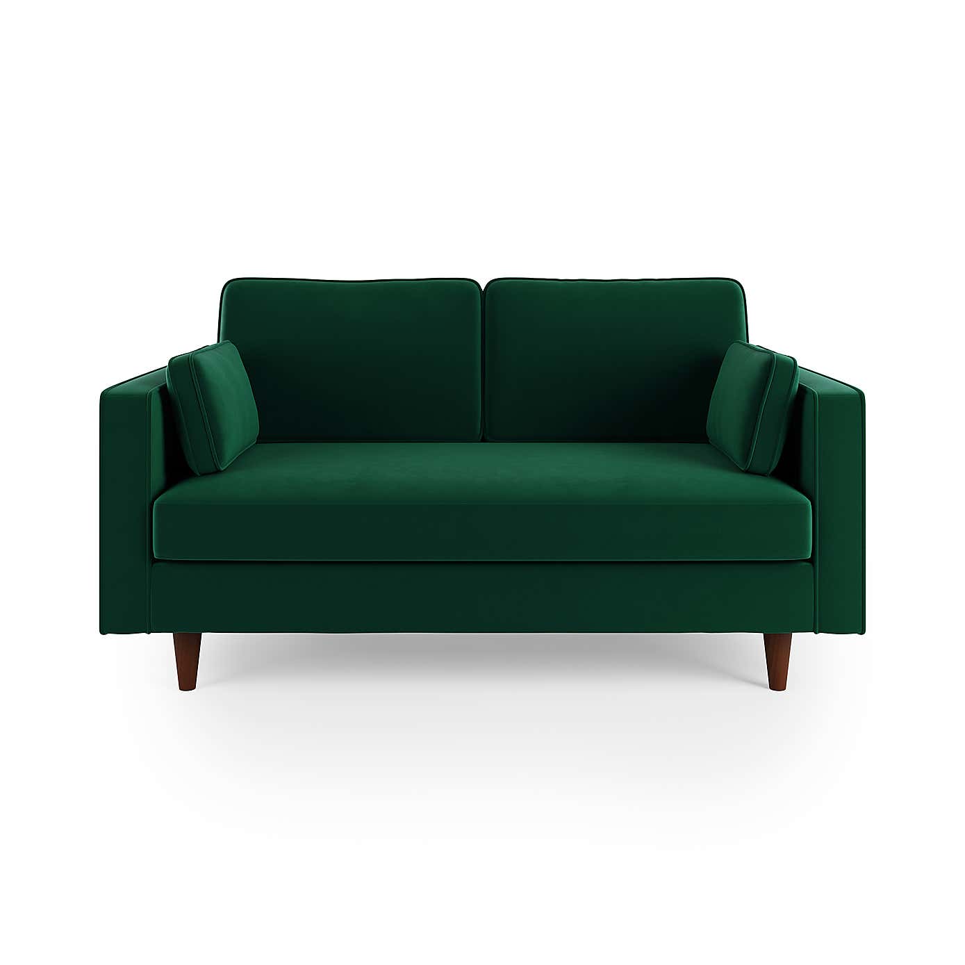 Zoe Plain Velvet 2 Seater Sofa
