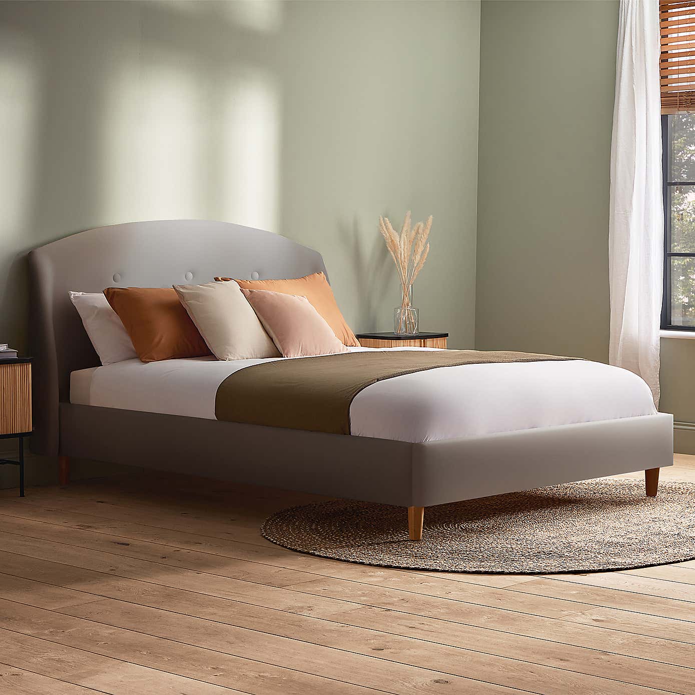 Silentnight Evana Bed Frame, Velvet