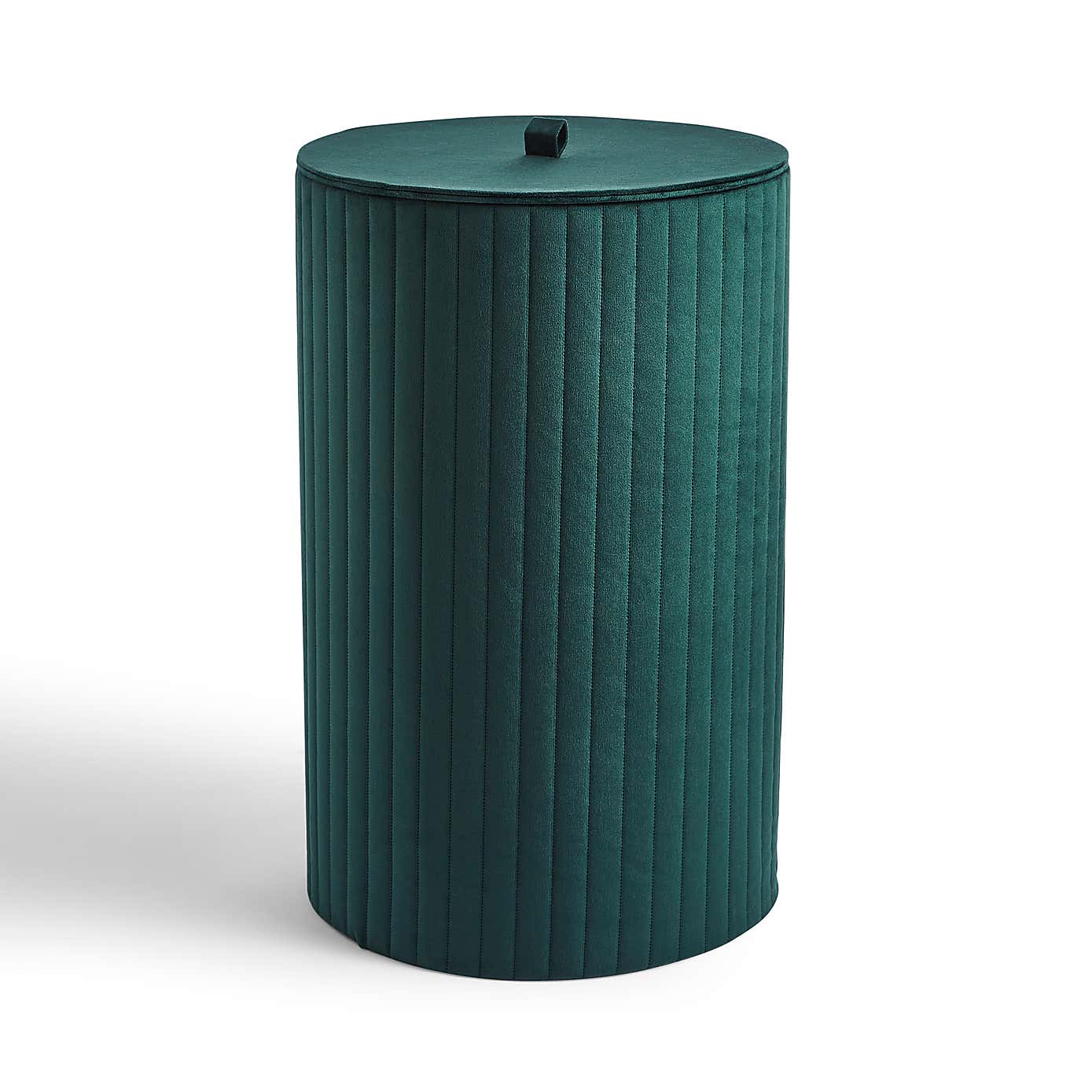 Modern Luxe Ribbed Laundry Basket