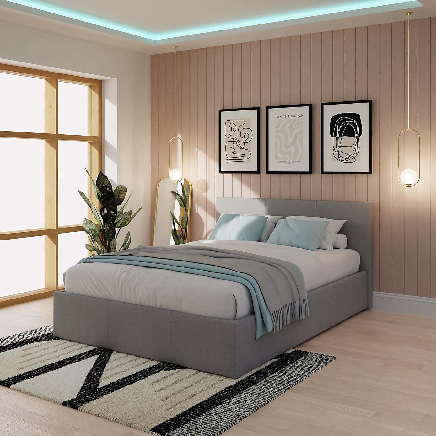 Side Lift Ottoman Bedstead