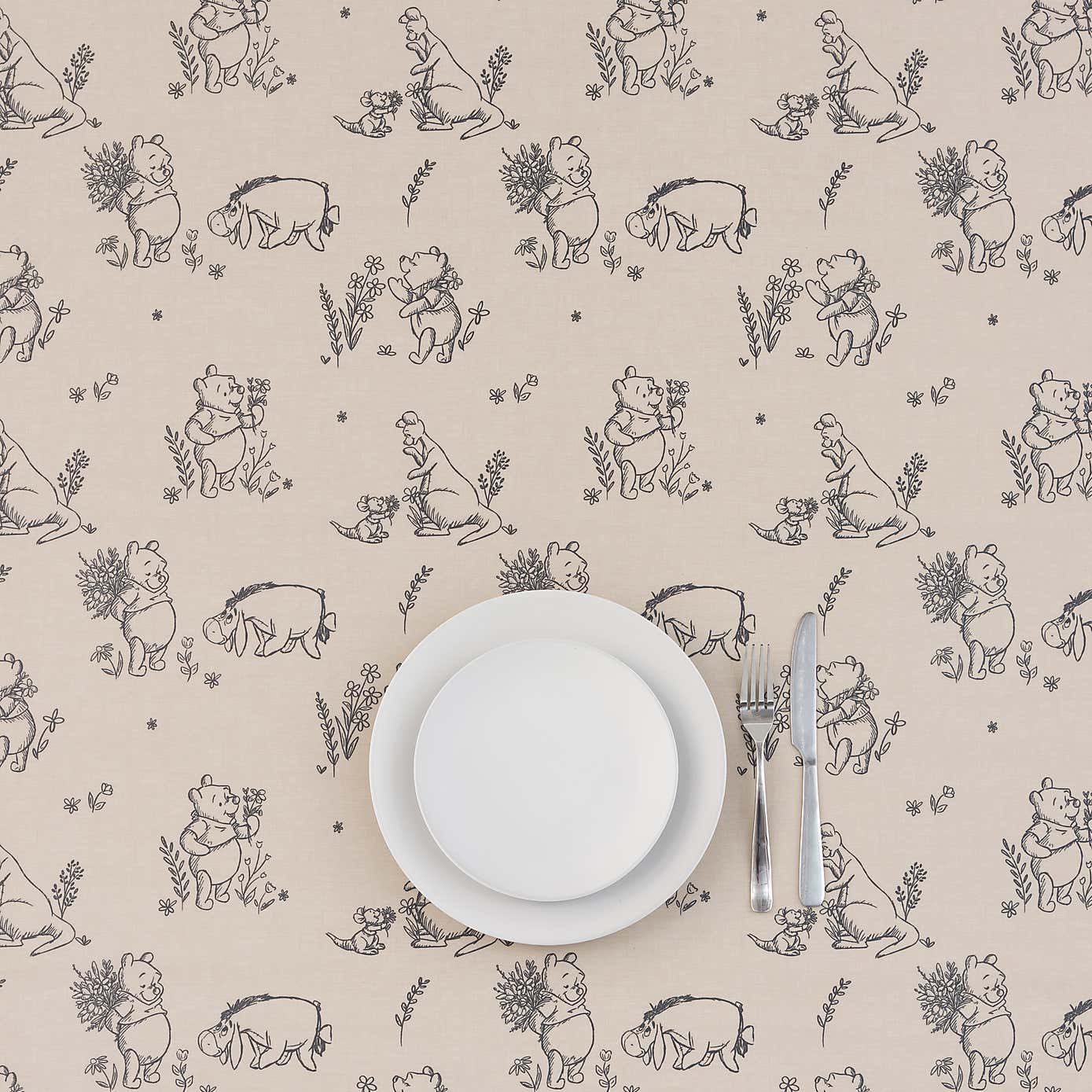 By the Metre Disney Winnie The Pooh Oilcloth