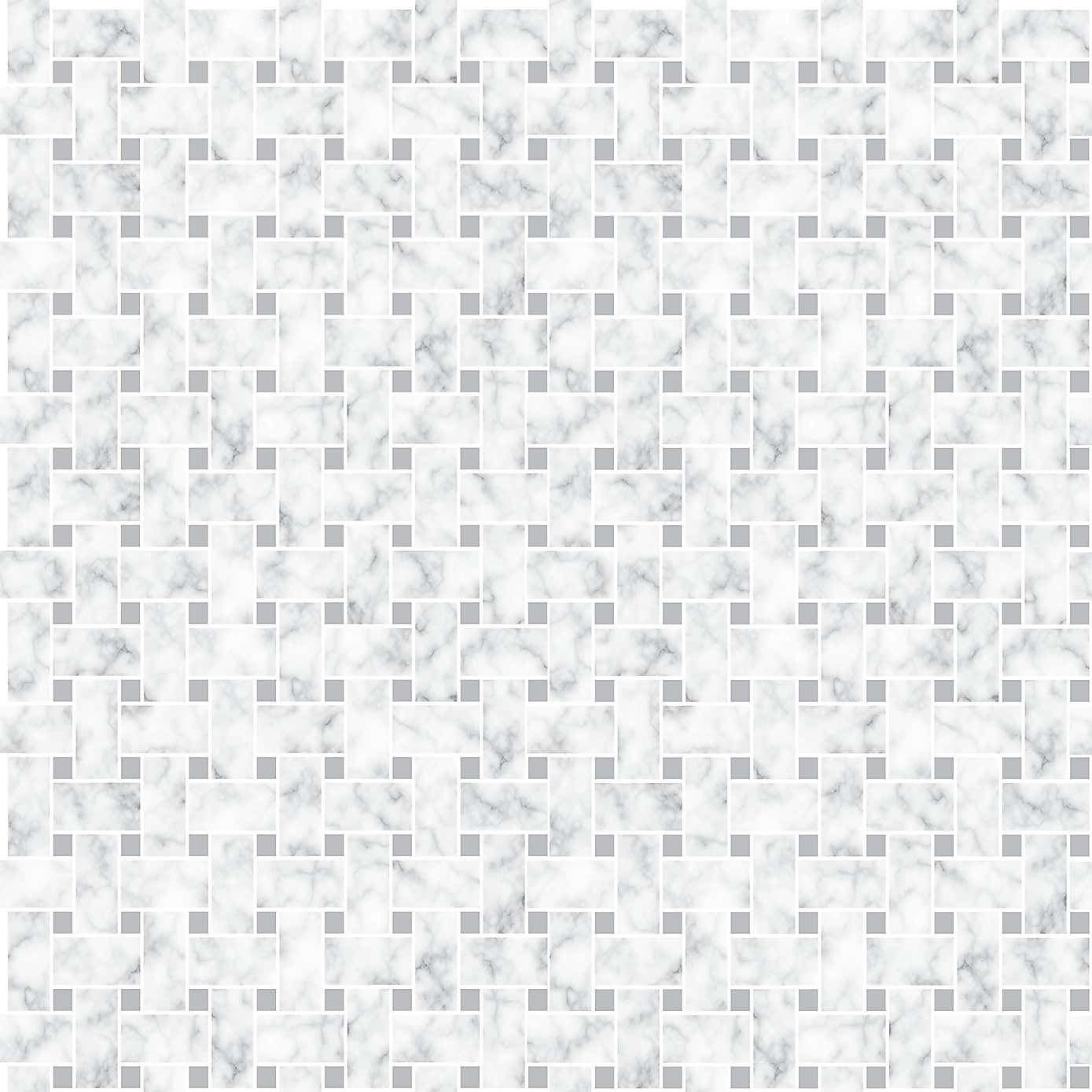 InHome Grey Self Adhesive Backsplash Sticky Back Plastic