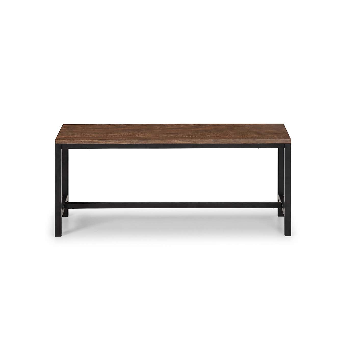 Tribeca Dining Bench Walnut