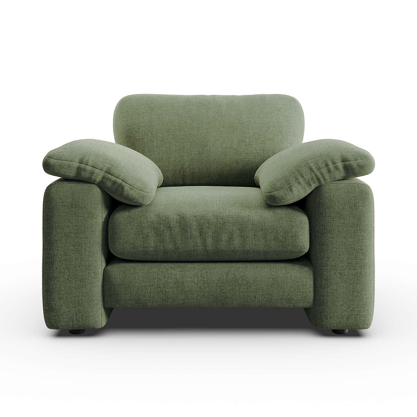Magnus Soft Textured Chenille Snuggle Sofa