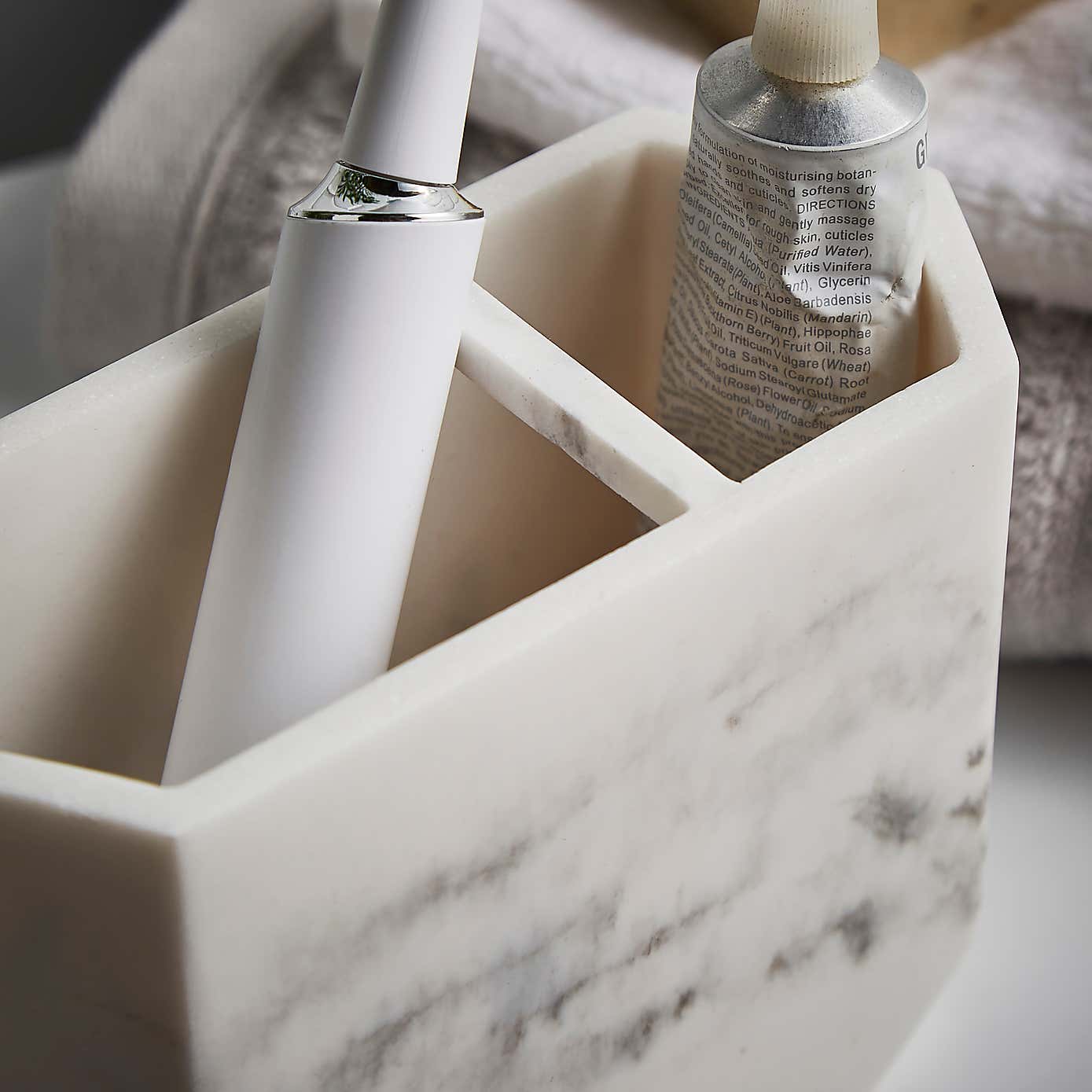 Marble Resin Electric Toothbrush Holder