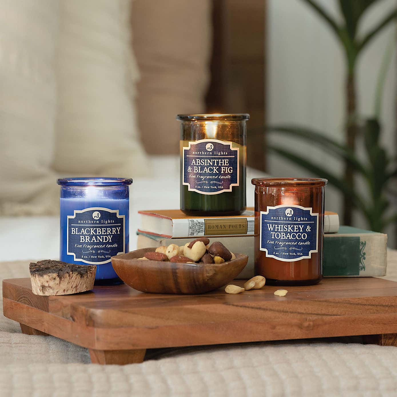 Northern Lights Spirit Absinthe and Black Fig Jar Candle