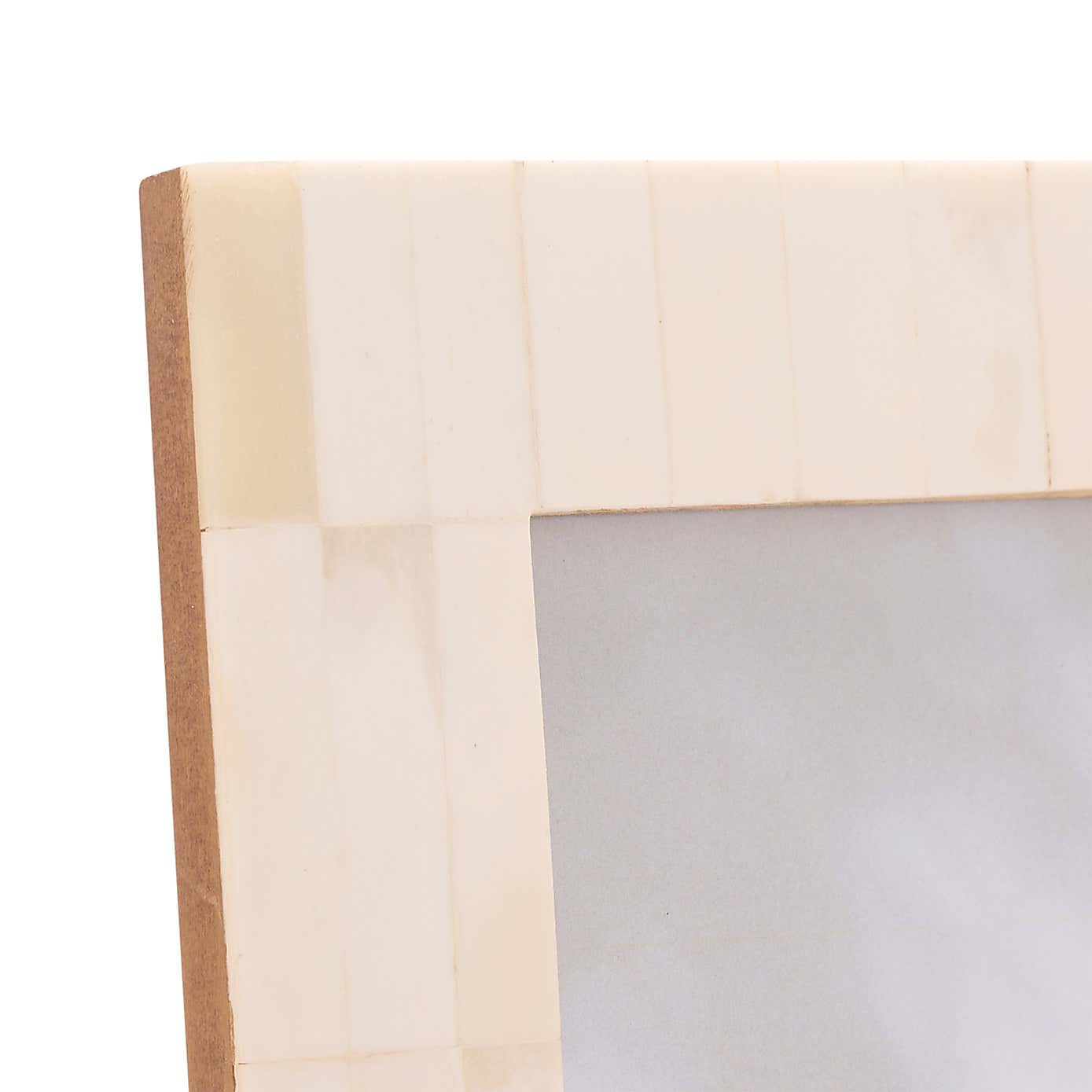 Hestia White Wide Border Bone Effect Photo Frame