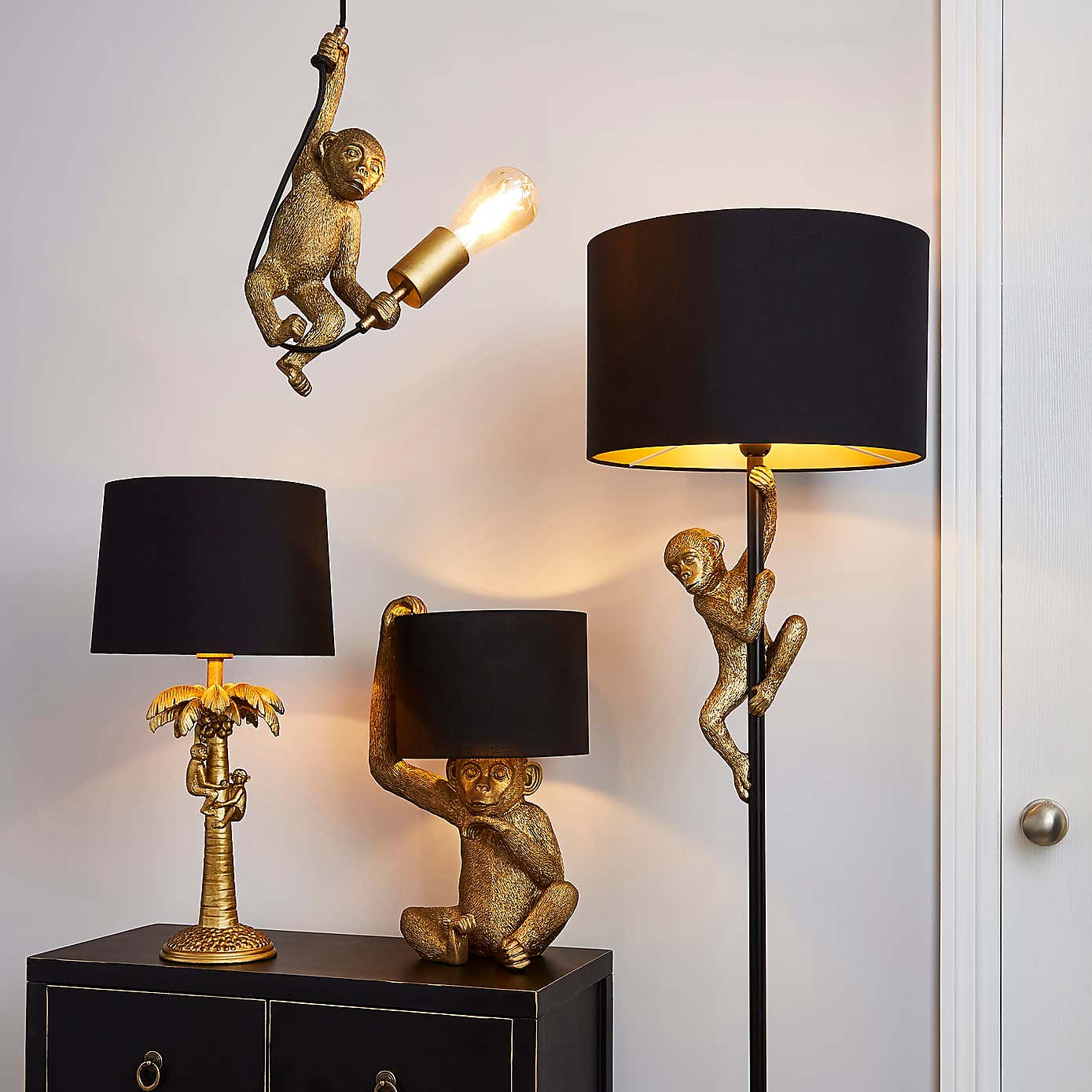 Odisha Monkey Floor Lamp