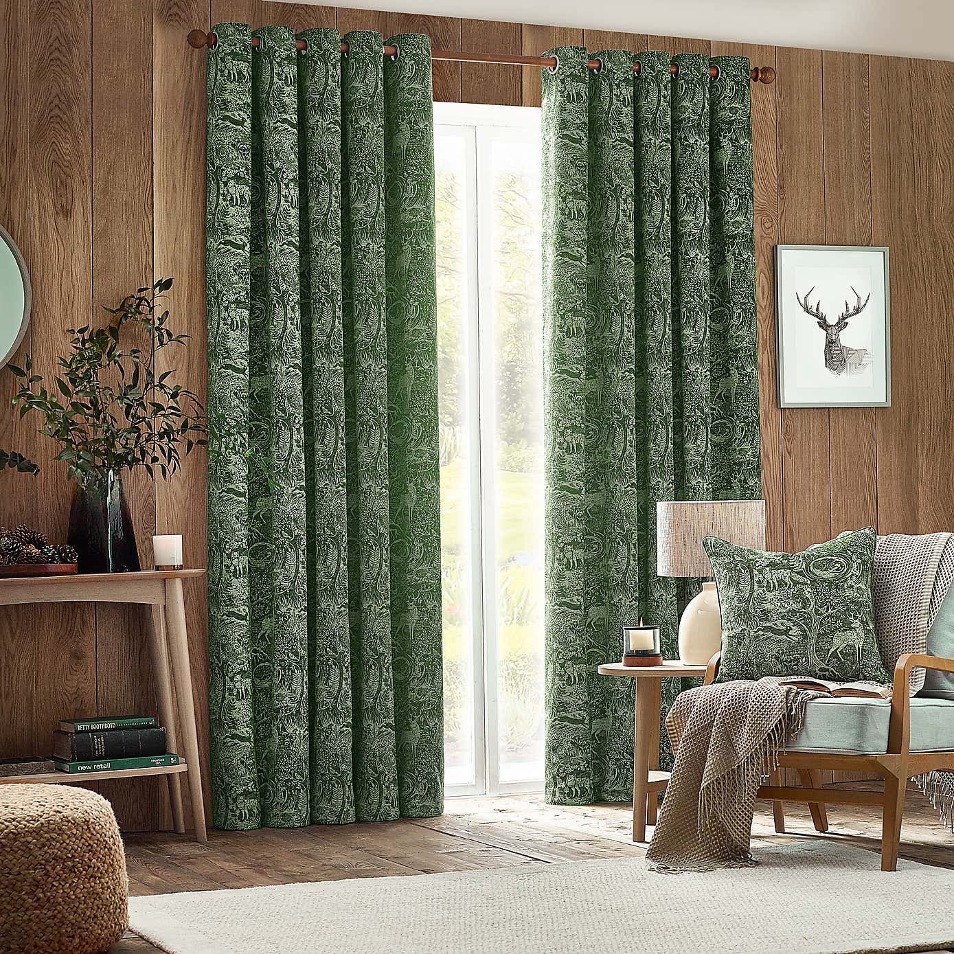 furn Winter Woods Square Cushion Cover