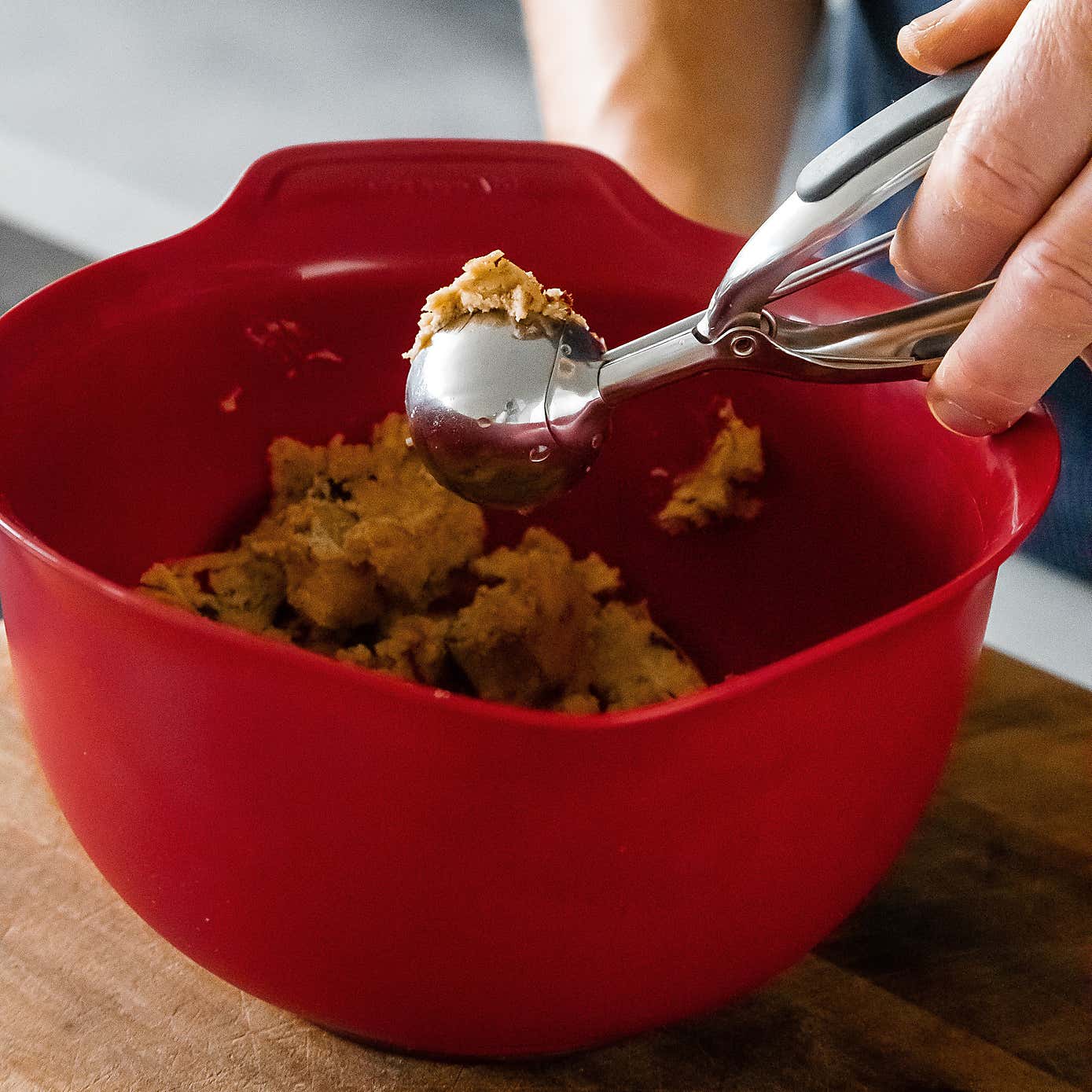 KitchenAid Stainless Steel Ice Cream Scoop with Trigger