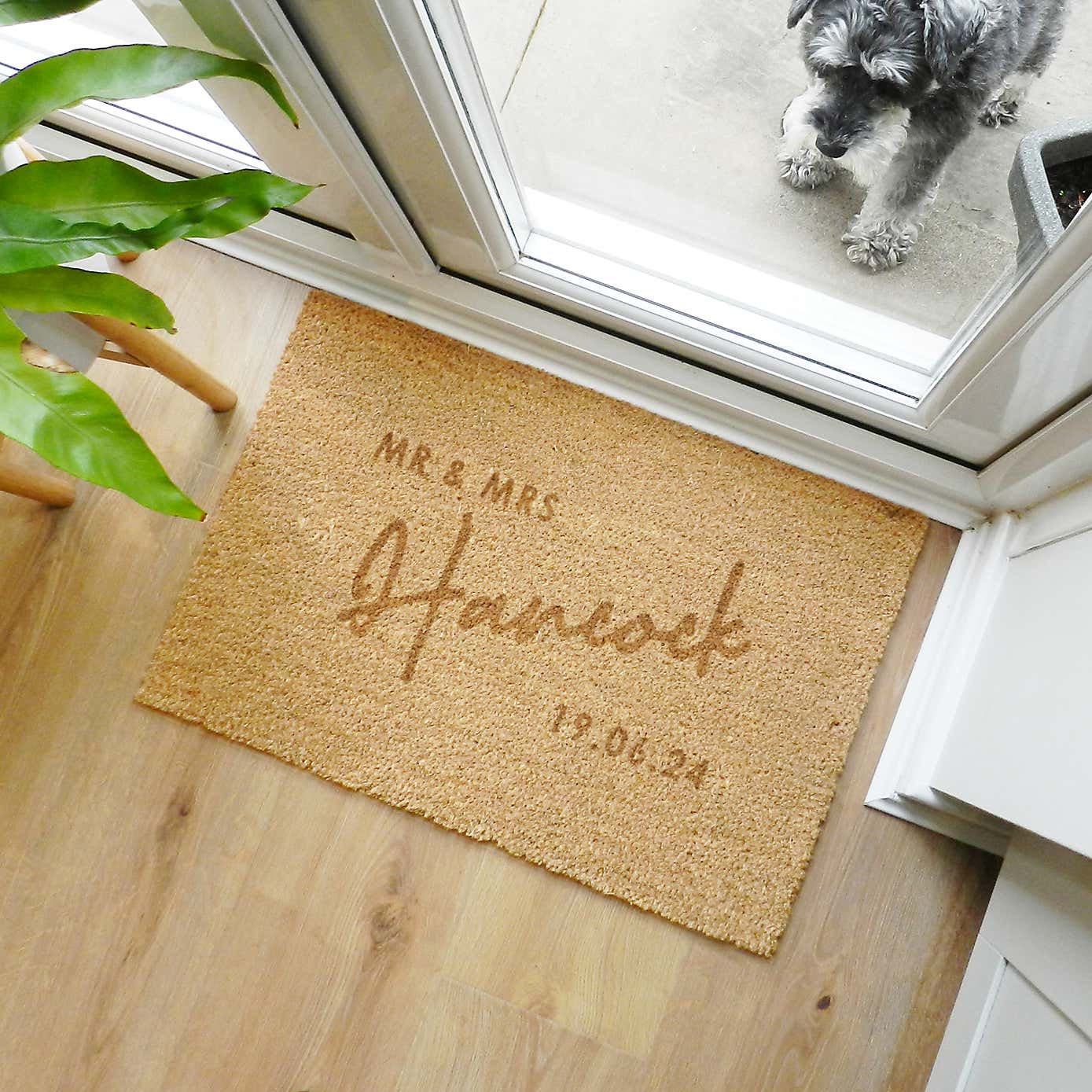 Personalised Rectangle Mr and Mrs Doormat