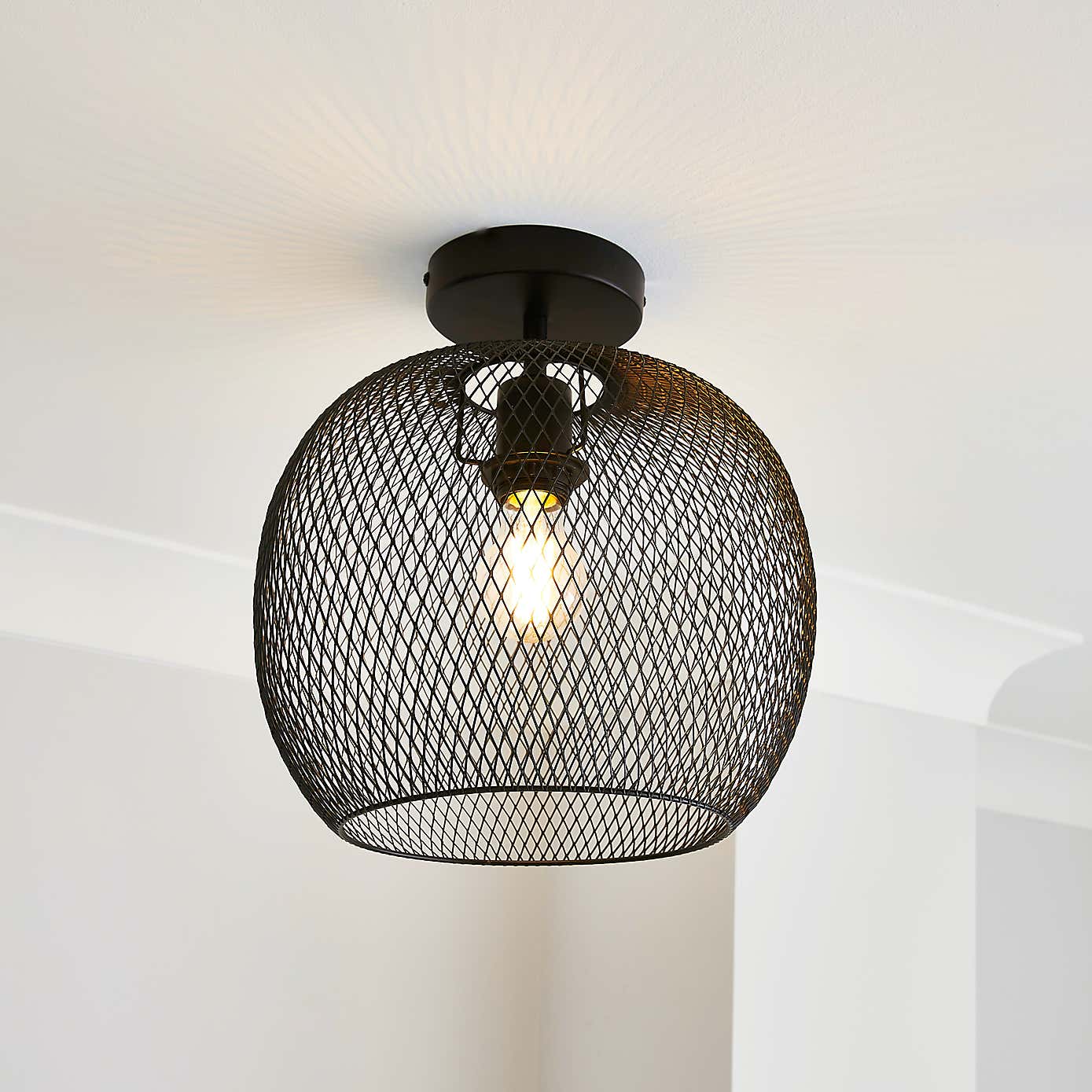 Harrison 1 Light Flush Ceiling Fitting