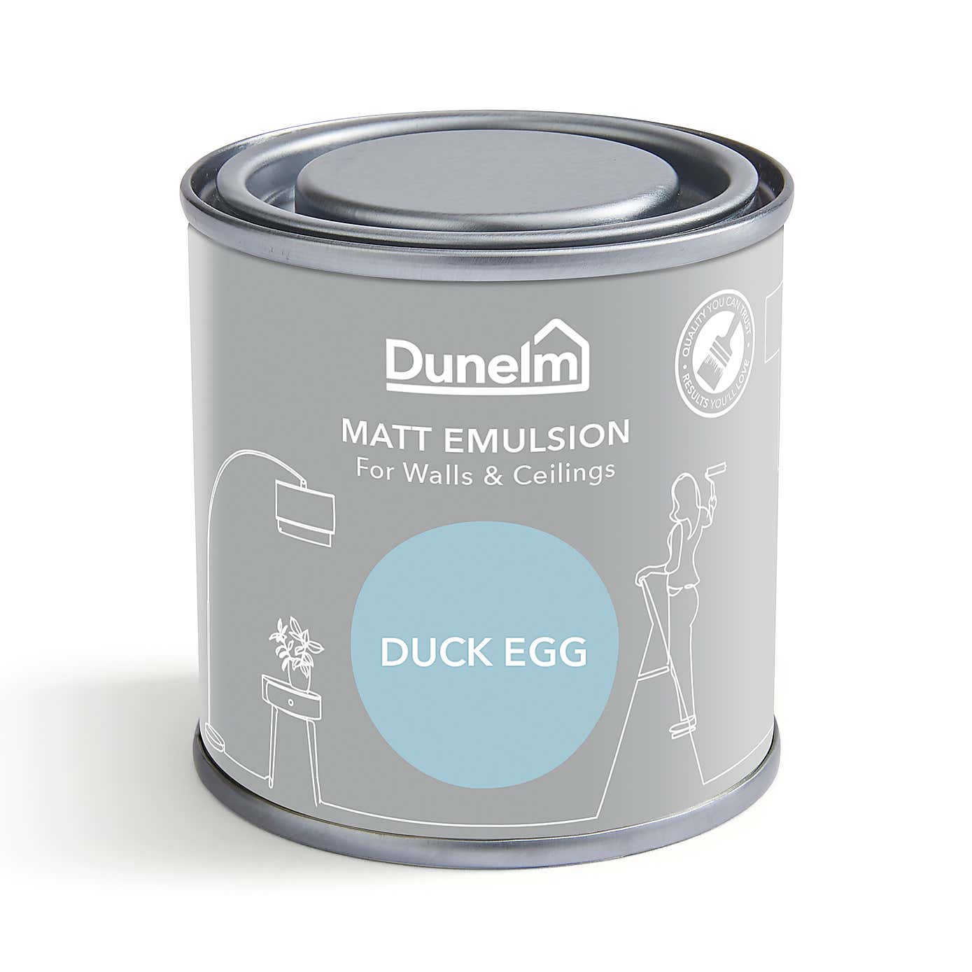 Dunelm Duck Egg Matt Emulsion Paint