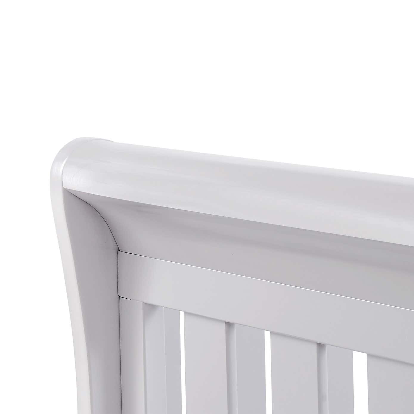 Babymore Eva Sleigh Cot Bed with Drawer