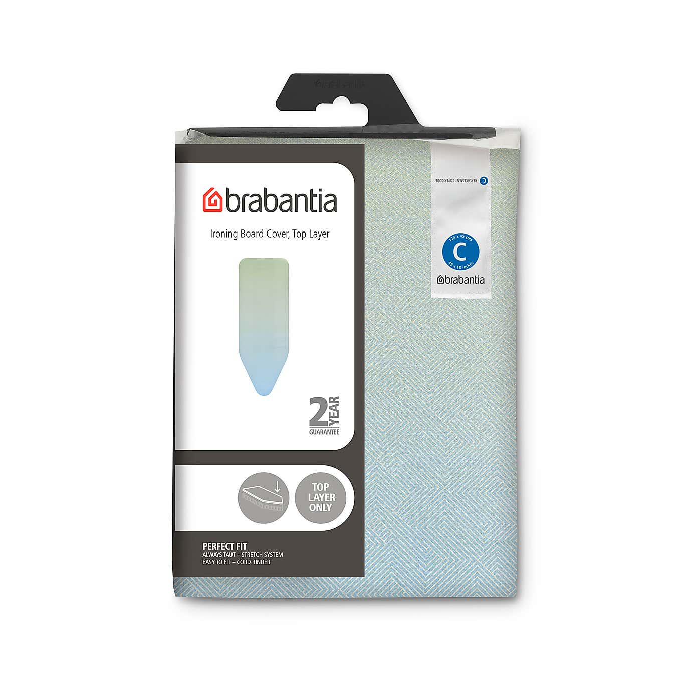 Brabantia Soothing Sea Ironing Board Cover 124x45cm