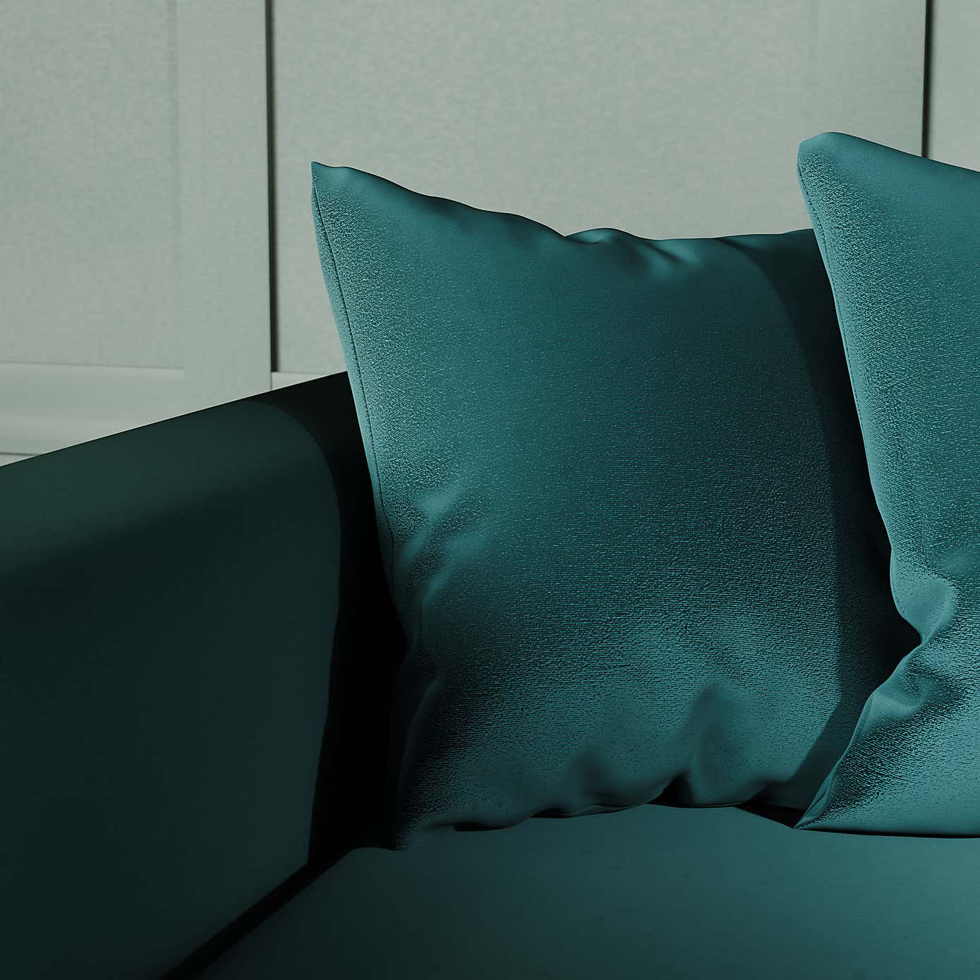 Blake Curved Arm Opulent Velvet Corner Chaise Sofa