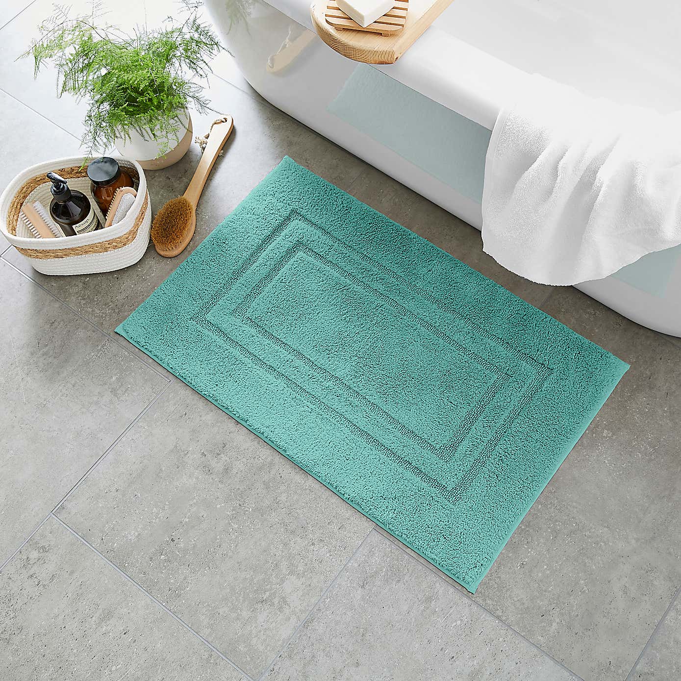 Luxury Cotton Bath Mat