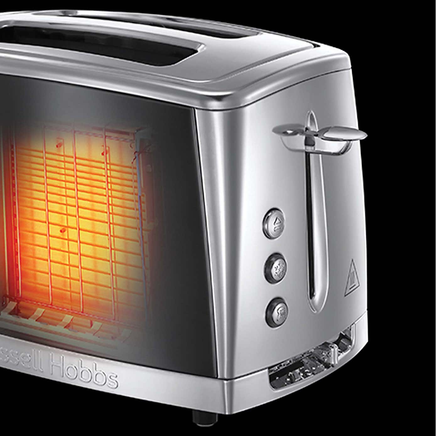 Russell Hobbs Luna 2 Slice Stainless Steel Toaster